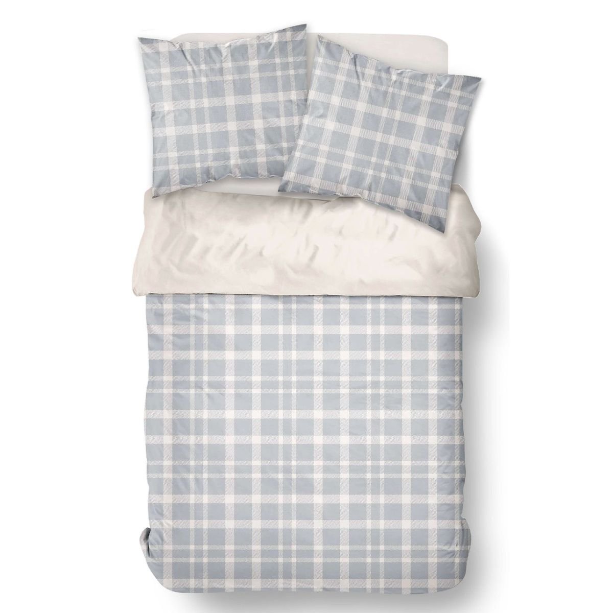 Printed cotton bed set TODAY LINGE DE MAISON Grey