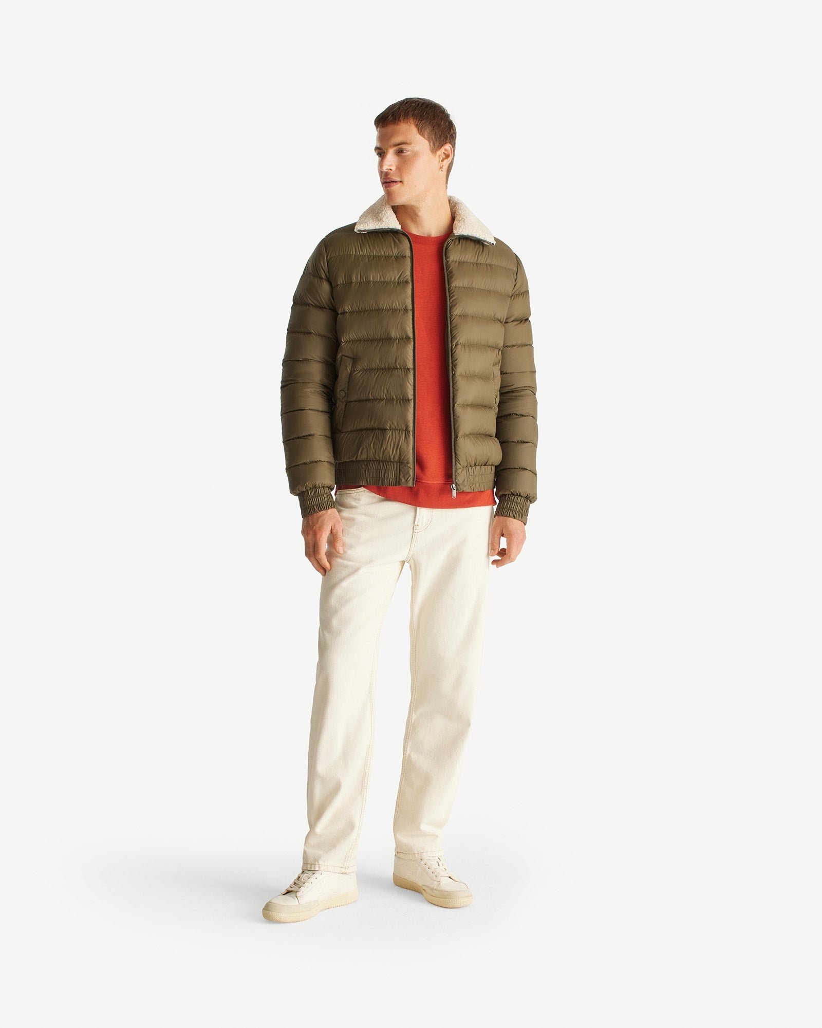 Danao aviator puffer jacket JOTT Green