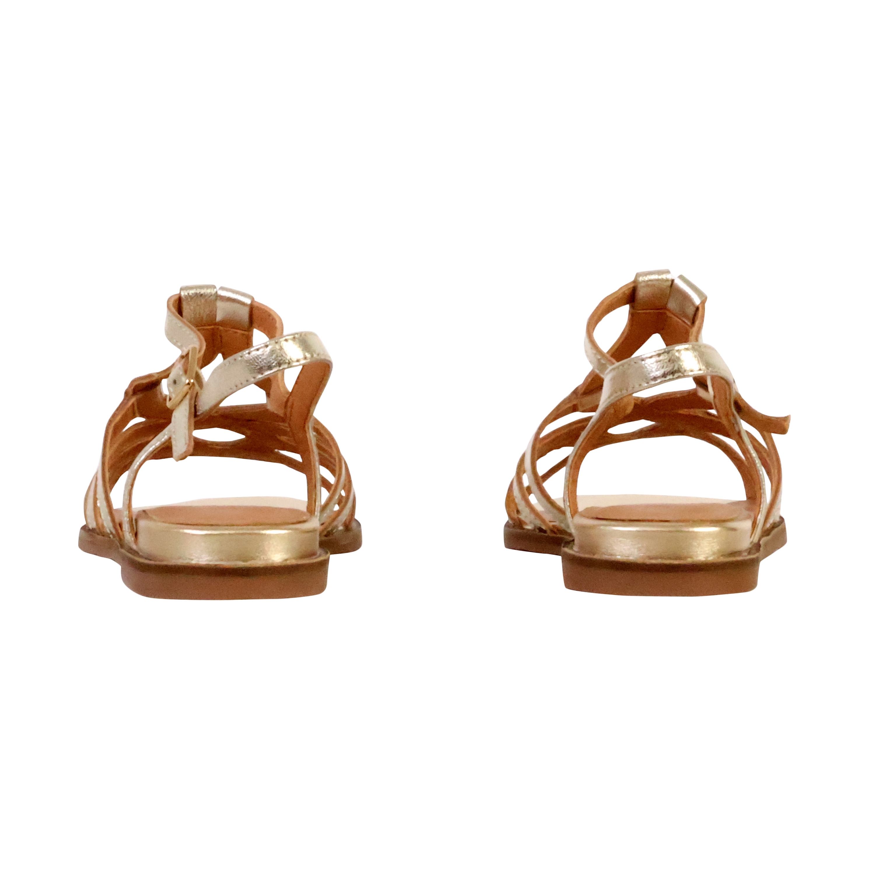 Sabine leather sandals EMILIE KARSTON Grey