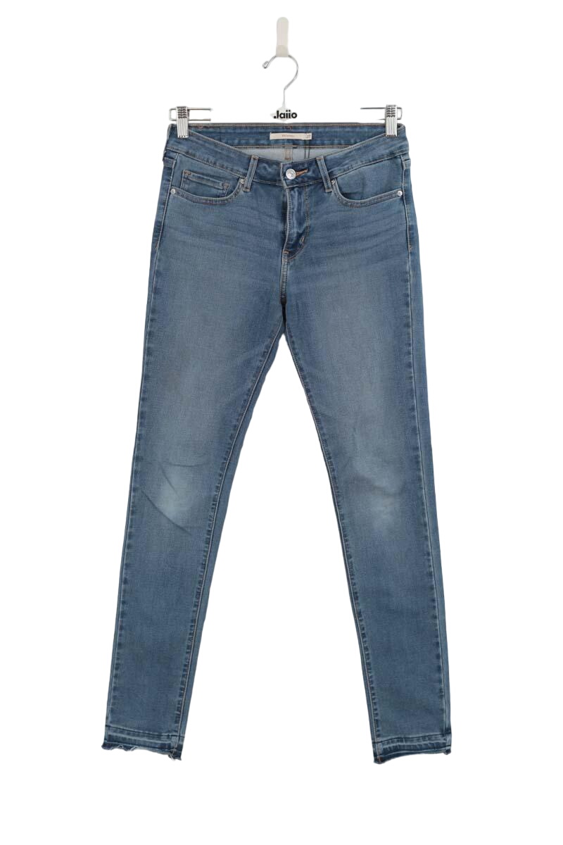Cotton skinny jeans LEVI'S - Seconde main Blue