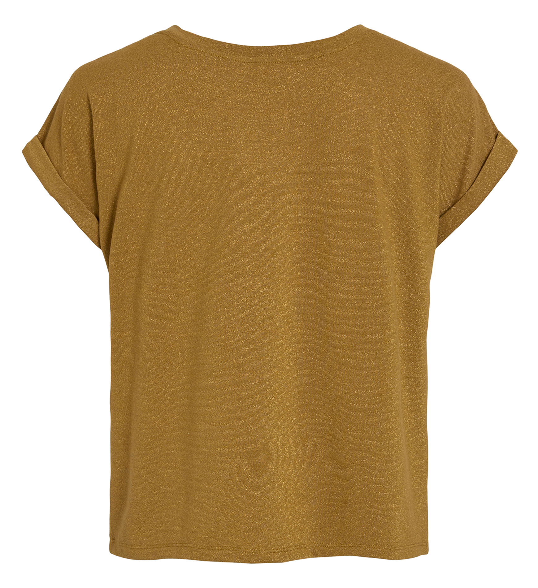 Tee-shirt col rond VILA Marron