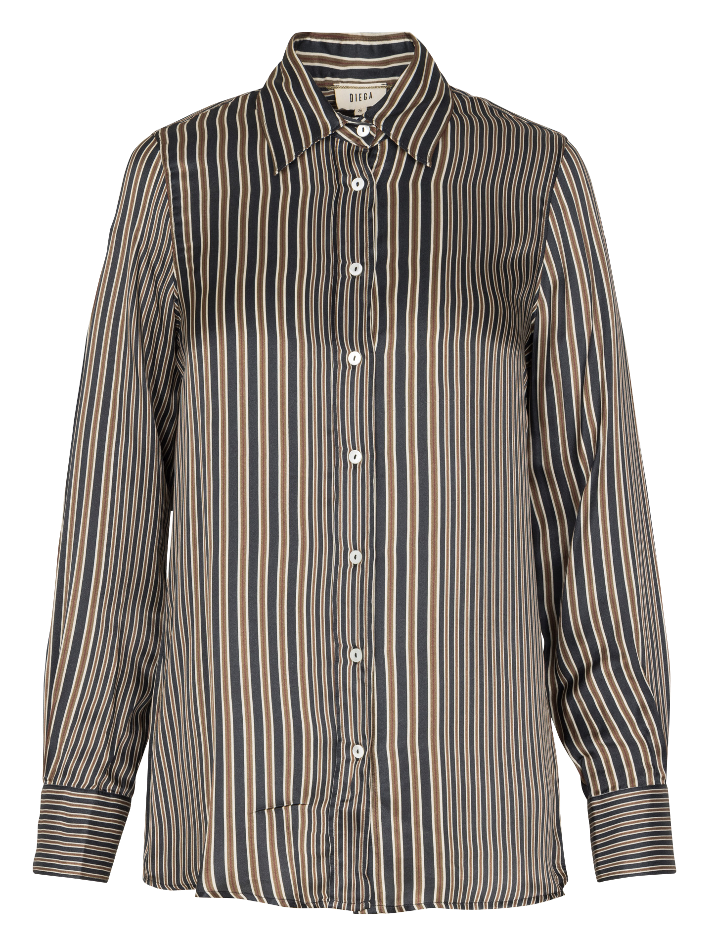 Chemise fluide à rayures  DIEGA Marron