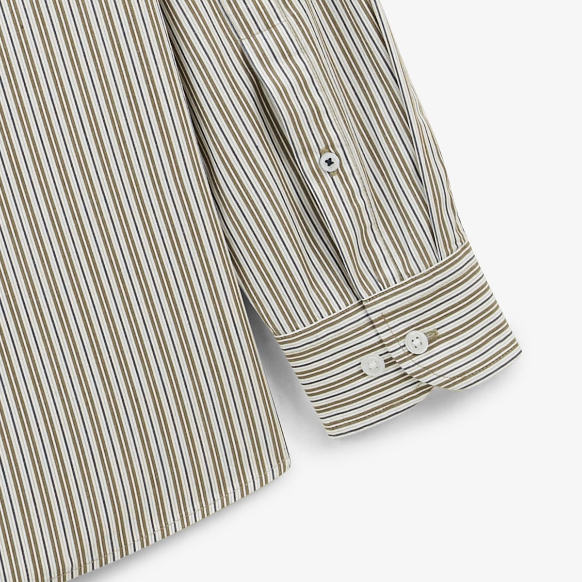 Long-sleeved striped shirt SERGE BLANCO Green