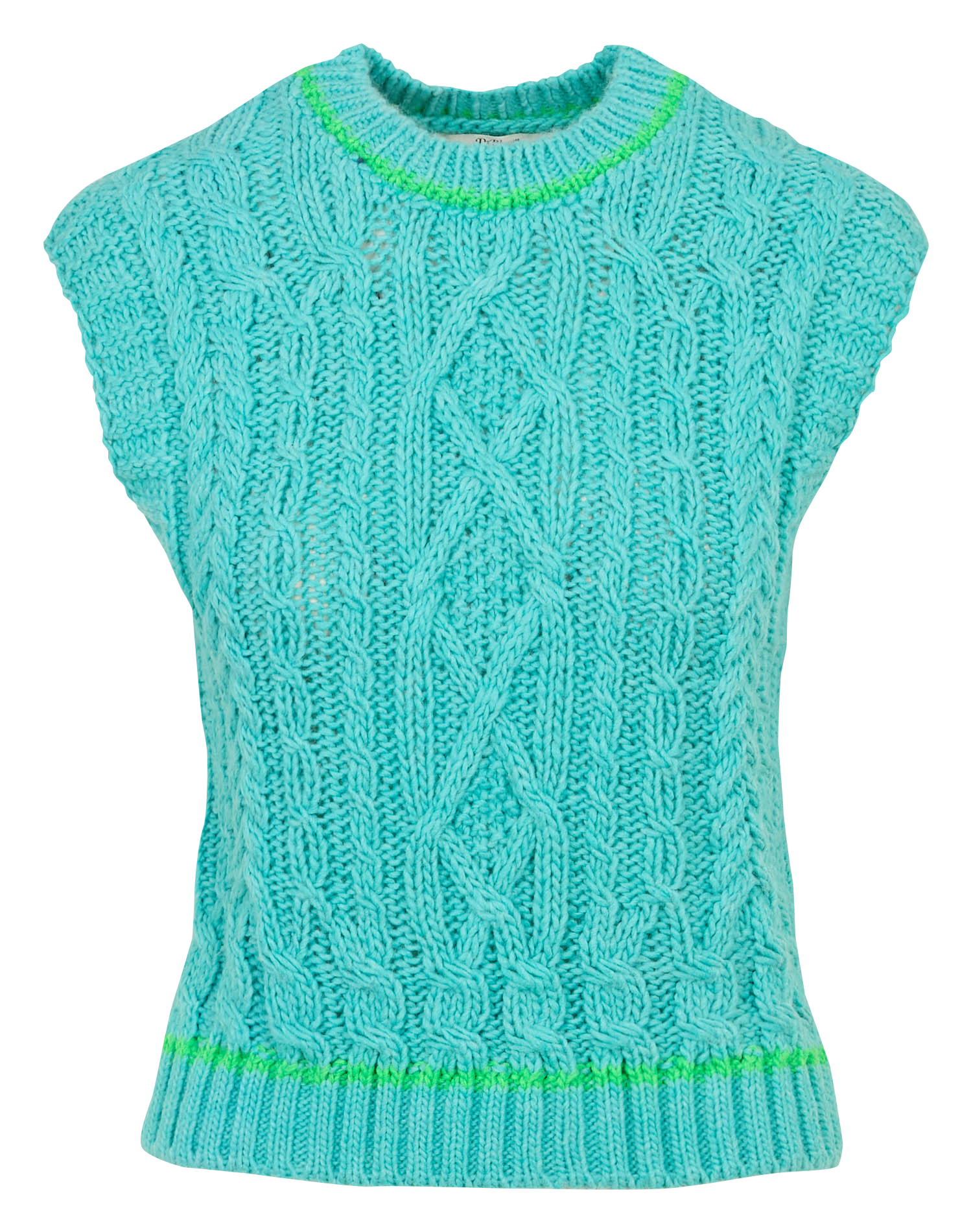 Gerade geschnittener Rundhalspullover NEST Turquesa
