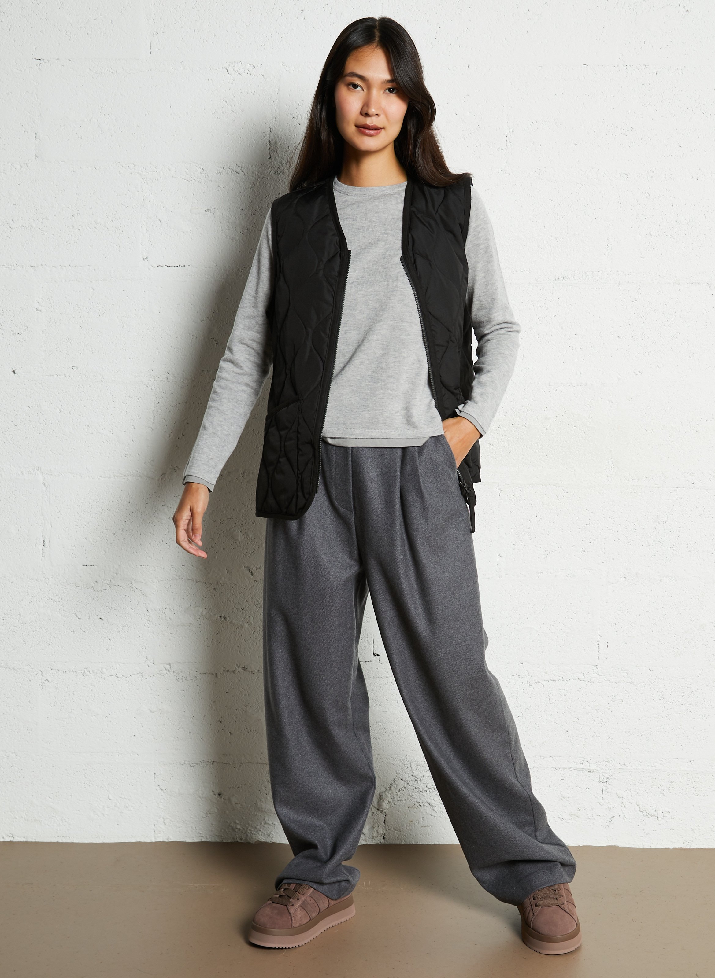 Wijde broek THE NEW SOCIETY Grijs