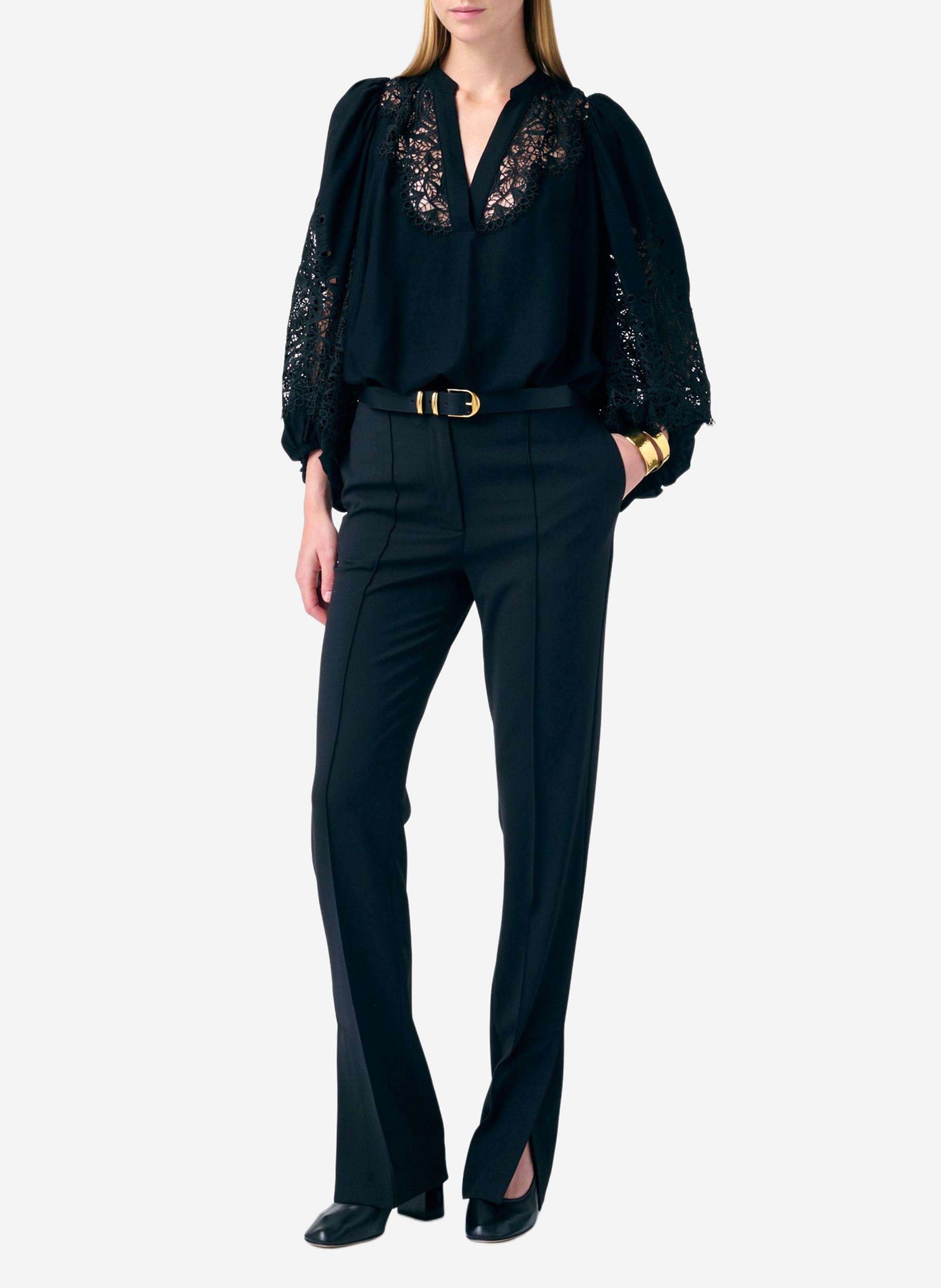 V-neck blouse VANESSA BRUNO Black