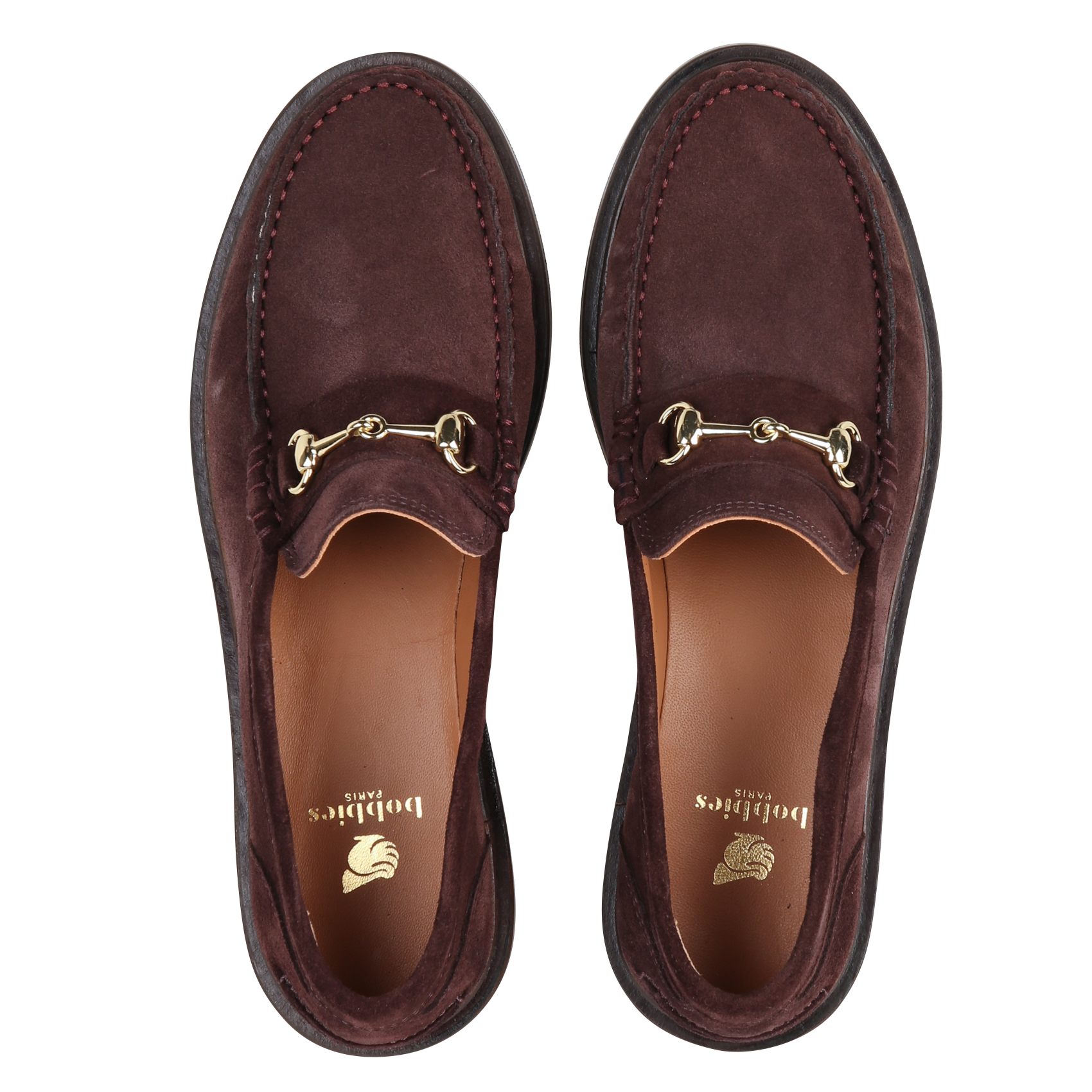 Mocassins en cuir BOBBIES Marron