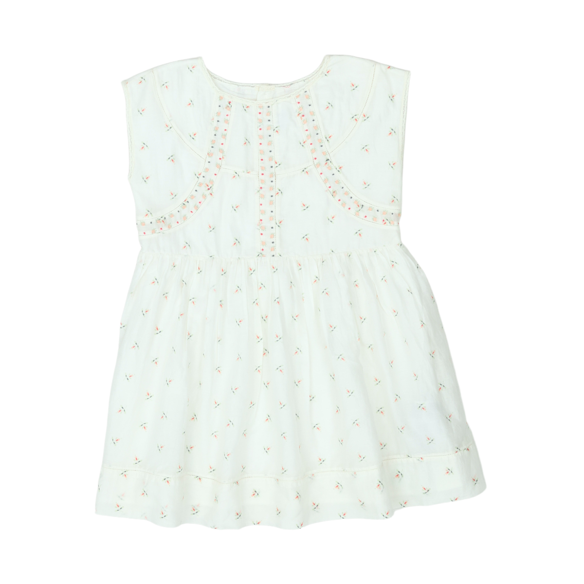 White child's dress - 8 years BONPOINT - Seconde Main White