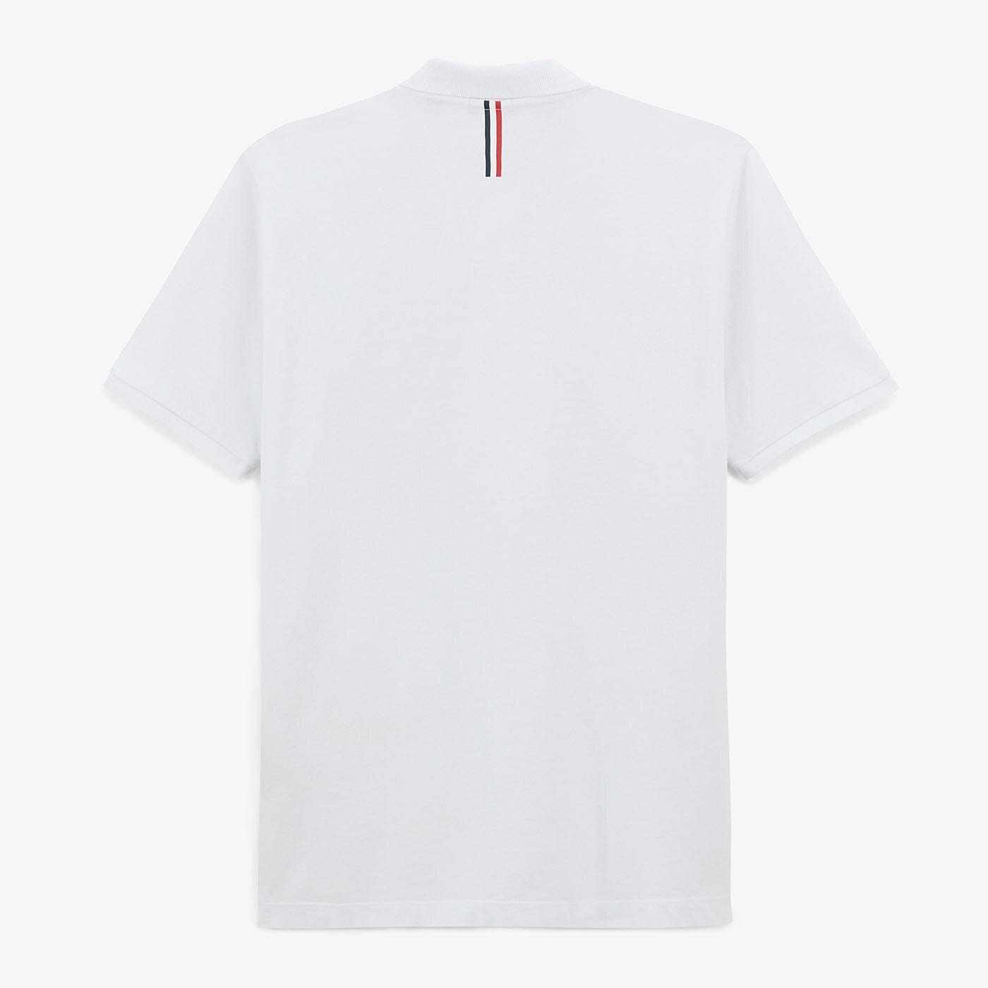 Short-sleeved piqué knit polo SERGE BLANCO White