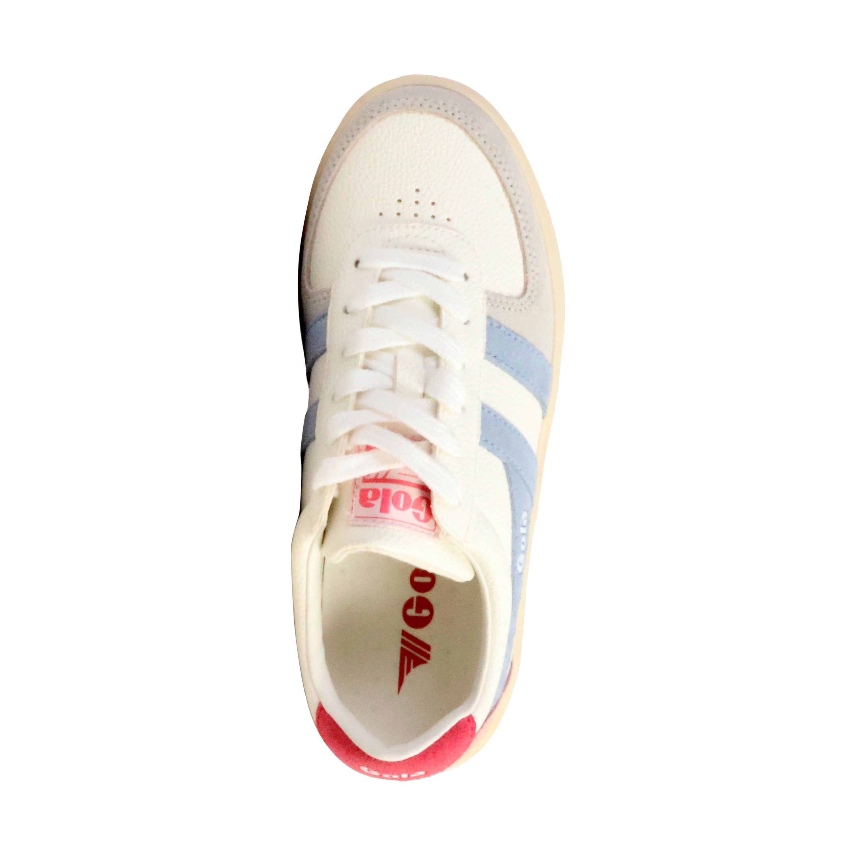 Grand Slam Trident leather sneakers GOLA White