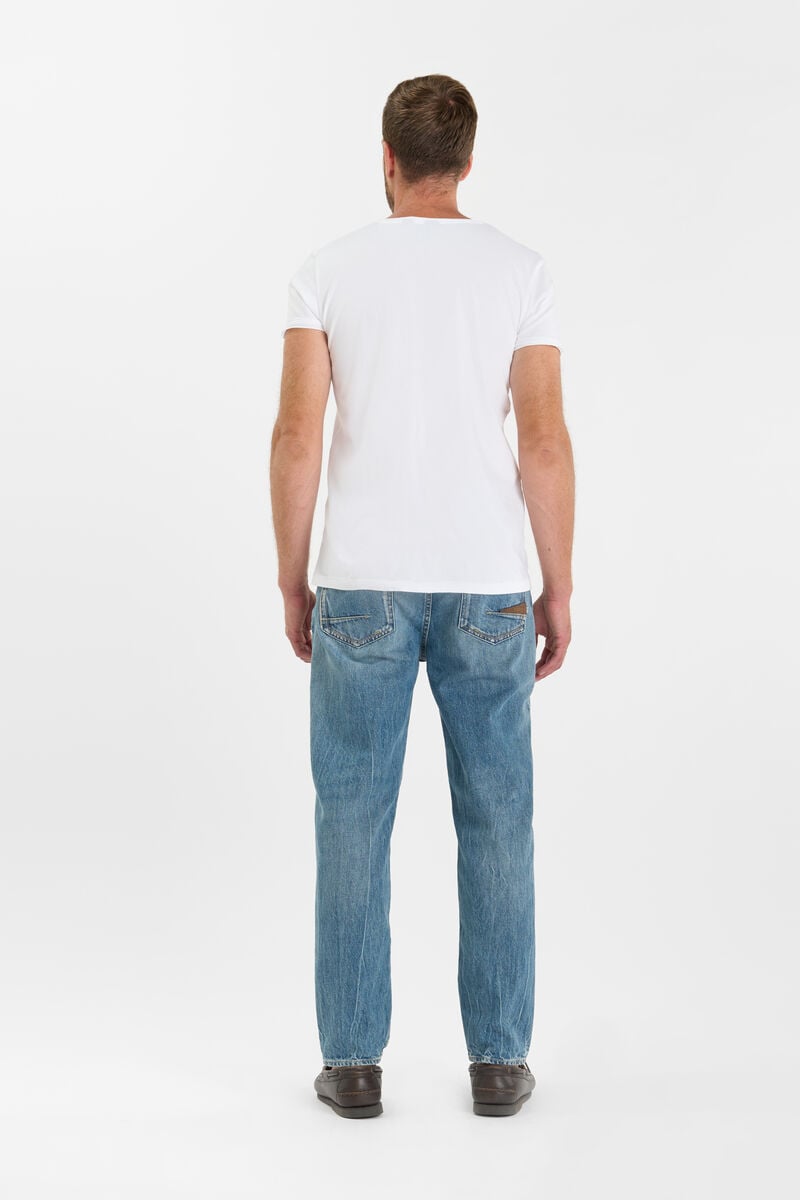 Loose, wide-leg jeans, length 34 LE TEMPS DES CERISES Blue