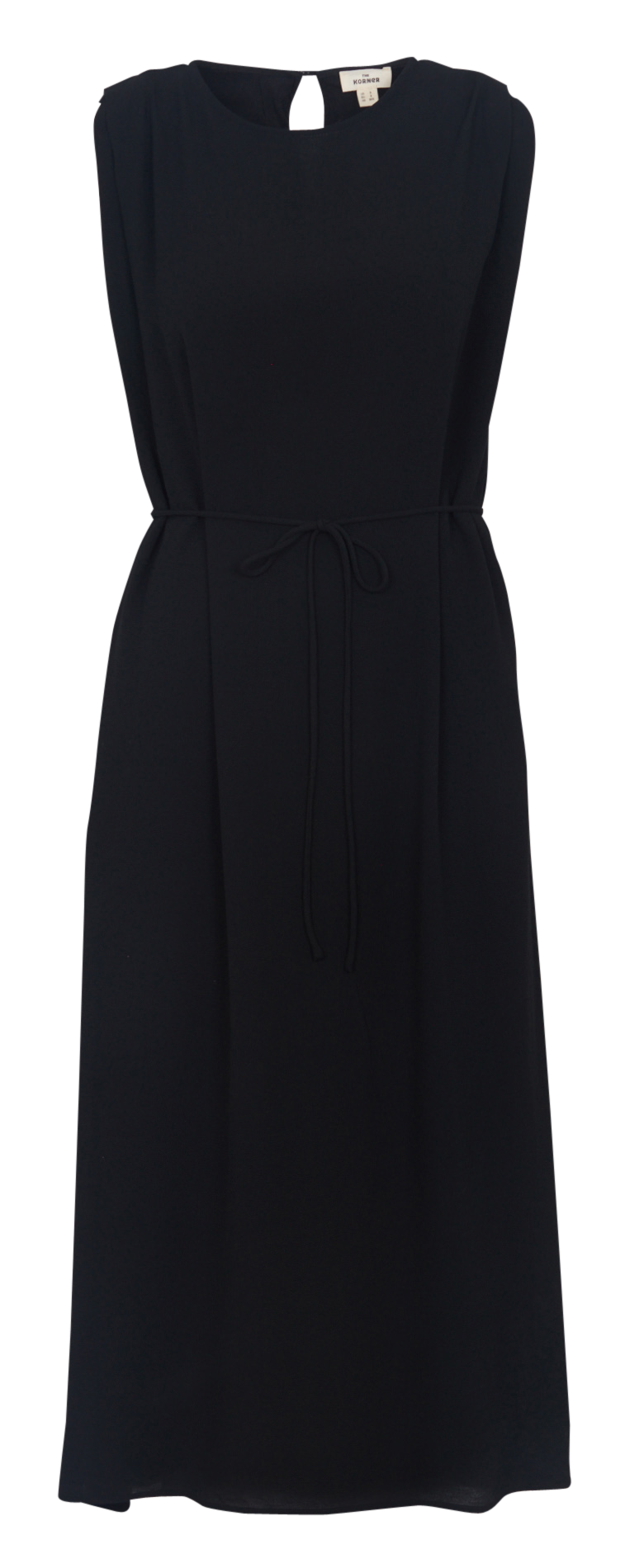 Robe longue col rond THE KORNER Noir