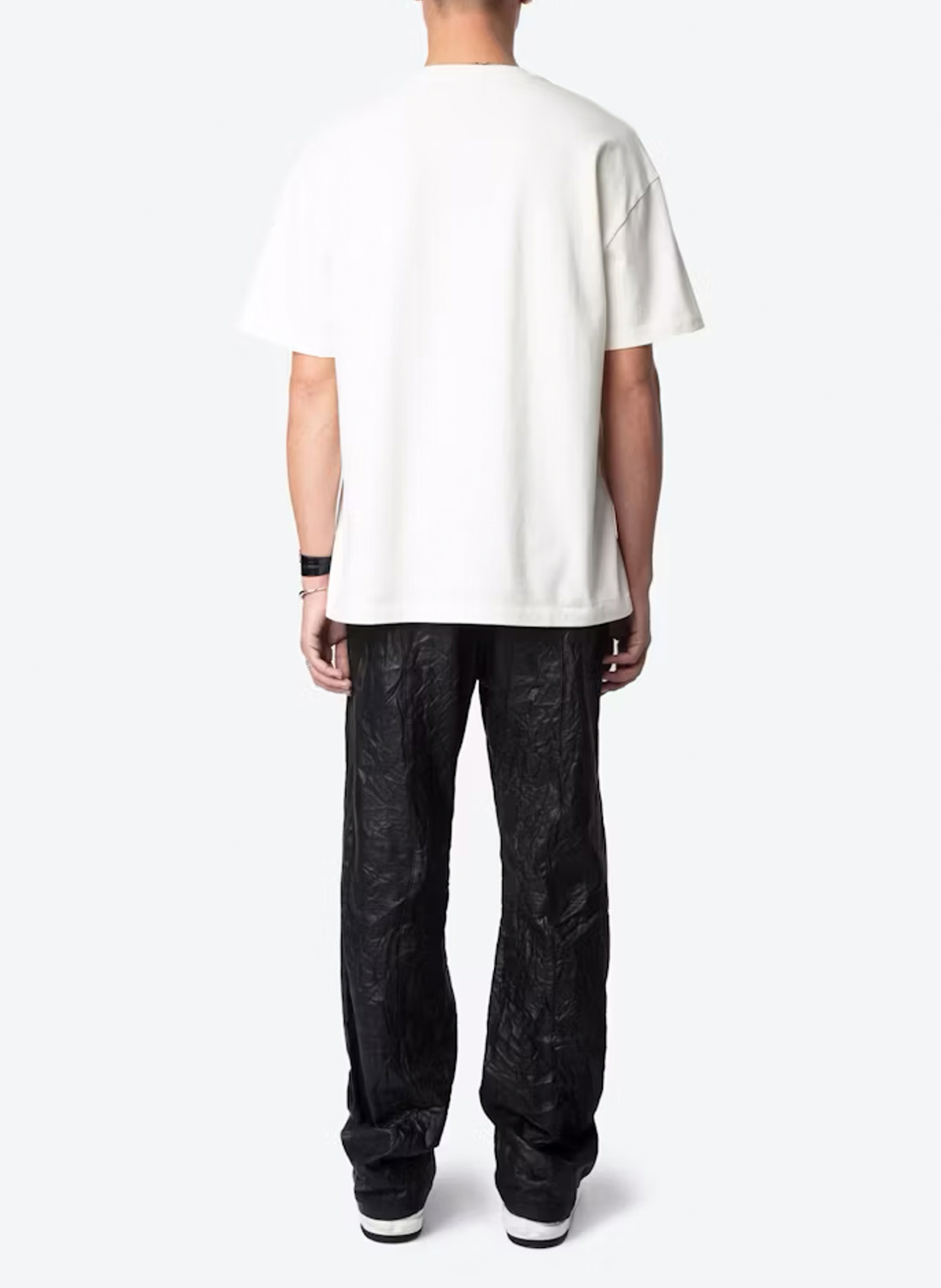 Oversize T-Shirt mit Bio-Baumwolle und Print ZADIG&VOLTAIRE Weiss