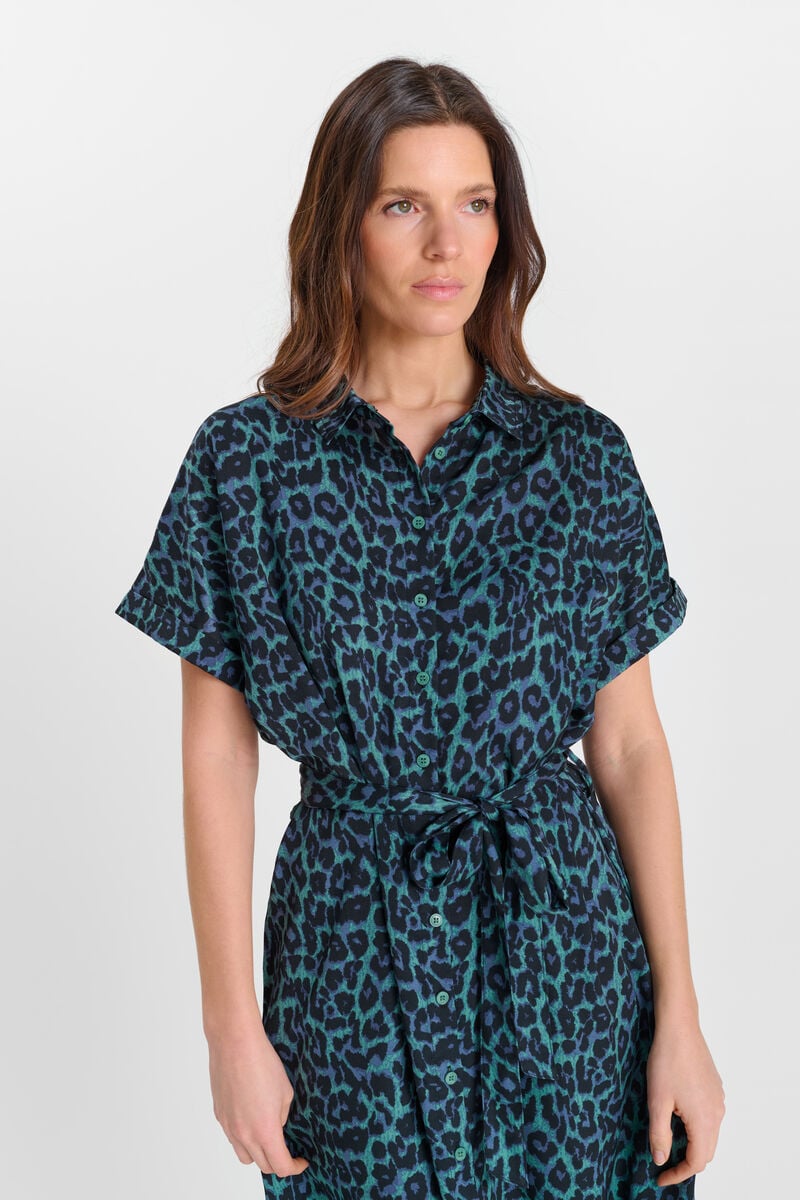 Crinkle top LE TEMPS DES CERISES Green