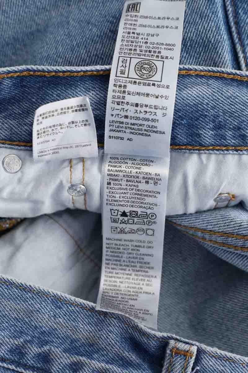 Jean droit LEVI'S - Seconde main Bleu