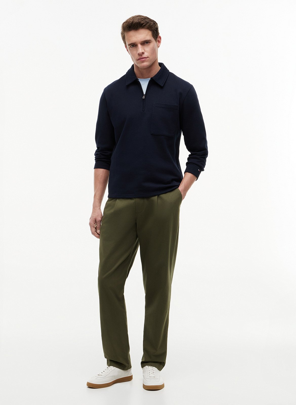 Cotton polo shirt TOMMY HILFIGER Blue