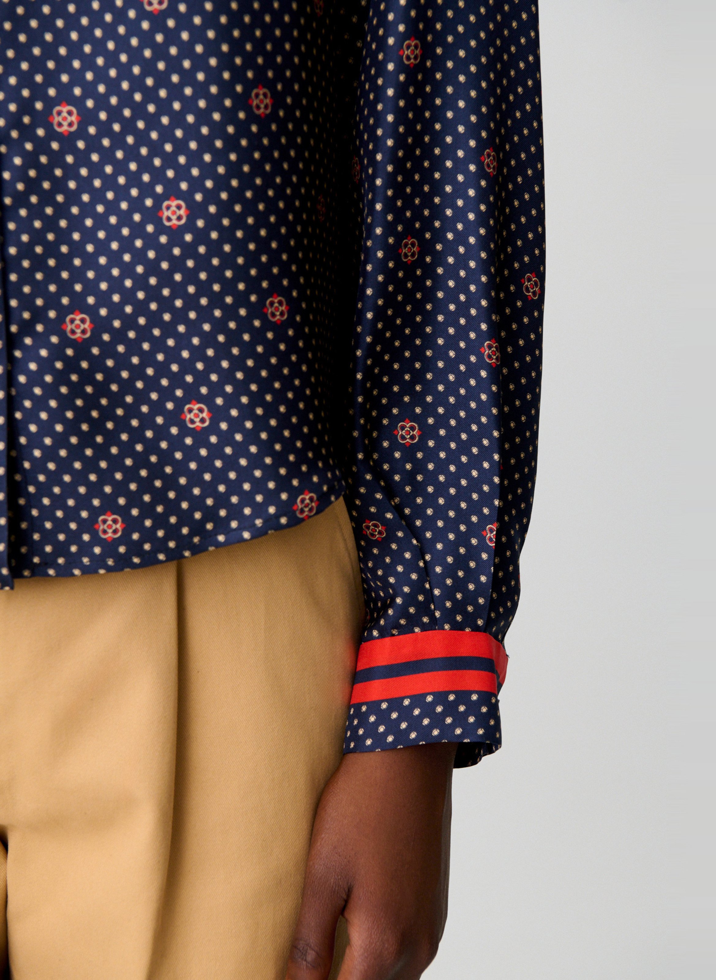 Rechte zijden blouse CLAUDIE PIERLOT Veelkleurig