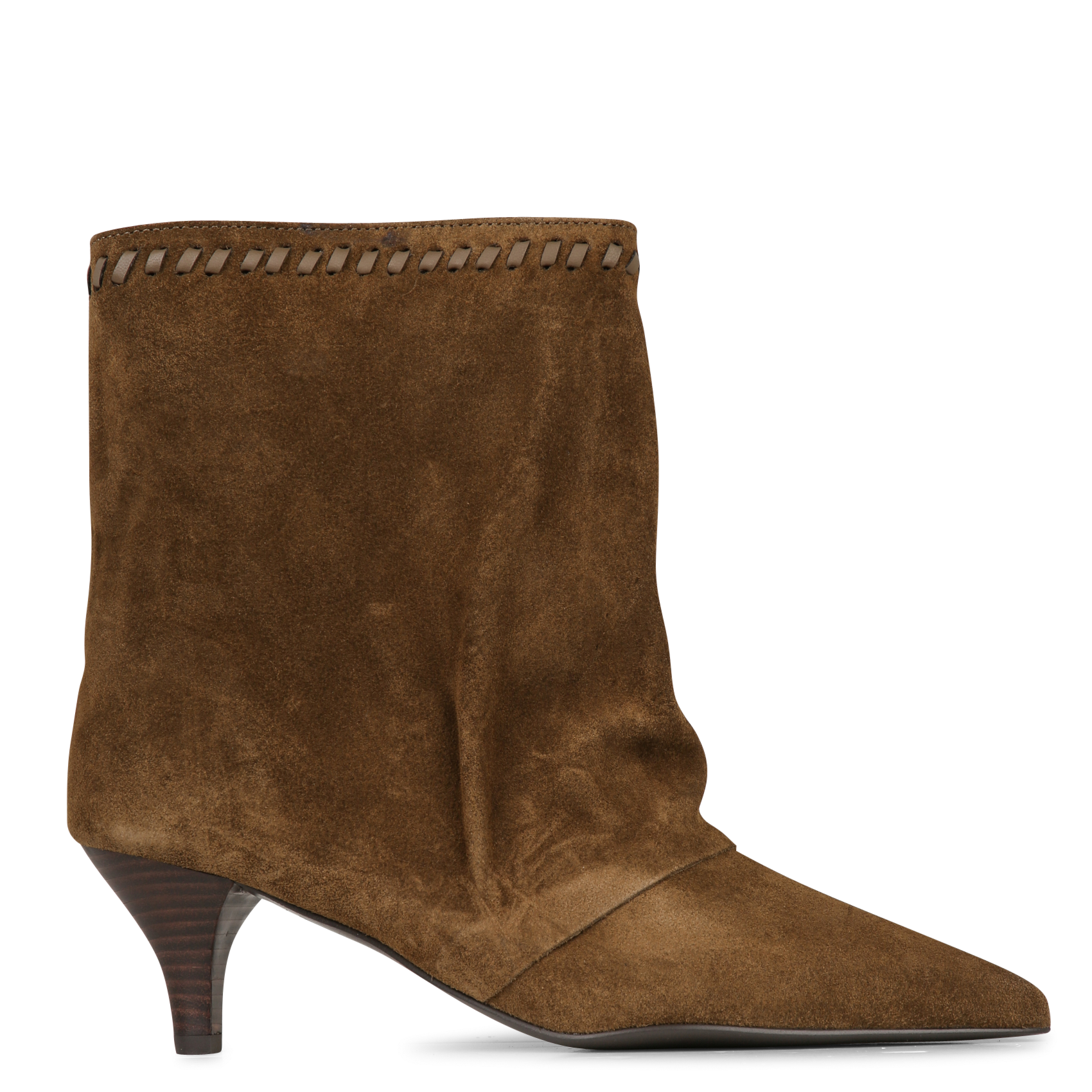 Bottines suédées en cuir TORAL Marron