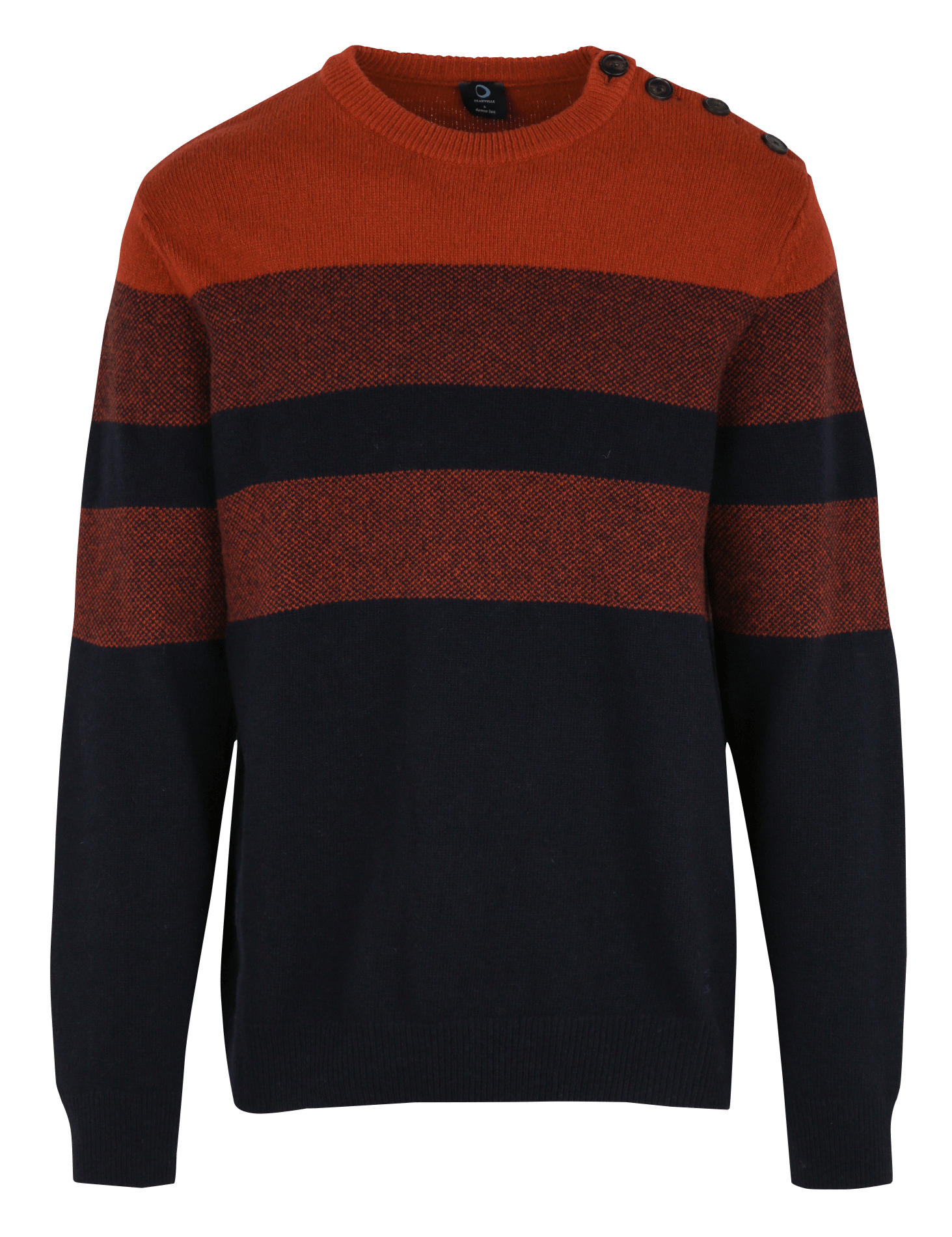 Straight wool-blend sweater ARMOR LUX Blue
