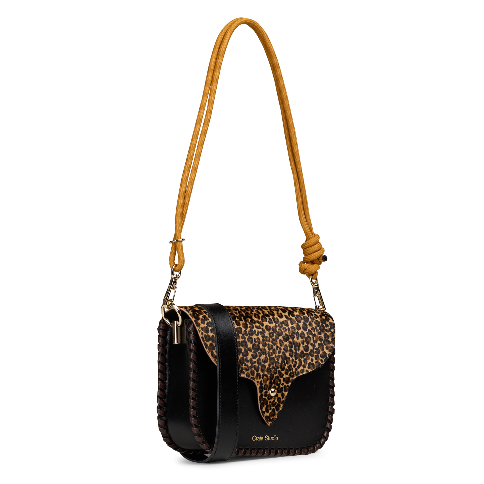 Leren clutch | Zwart CRAIE STUDIO Dames