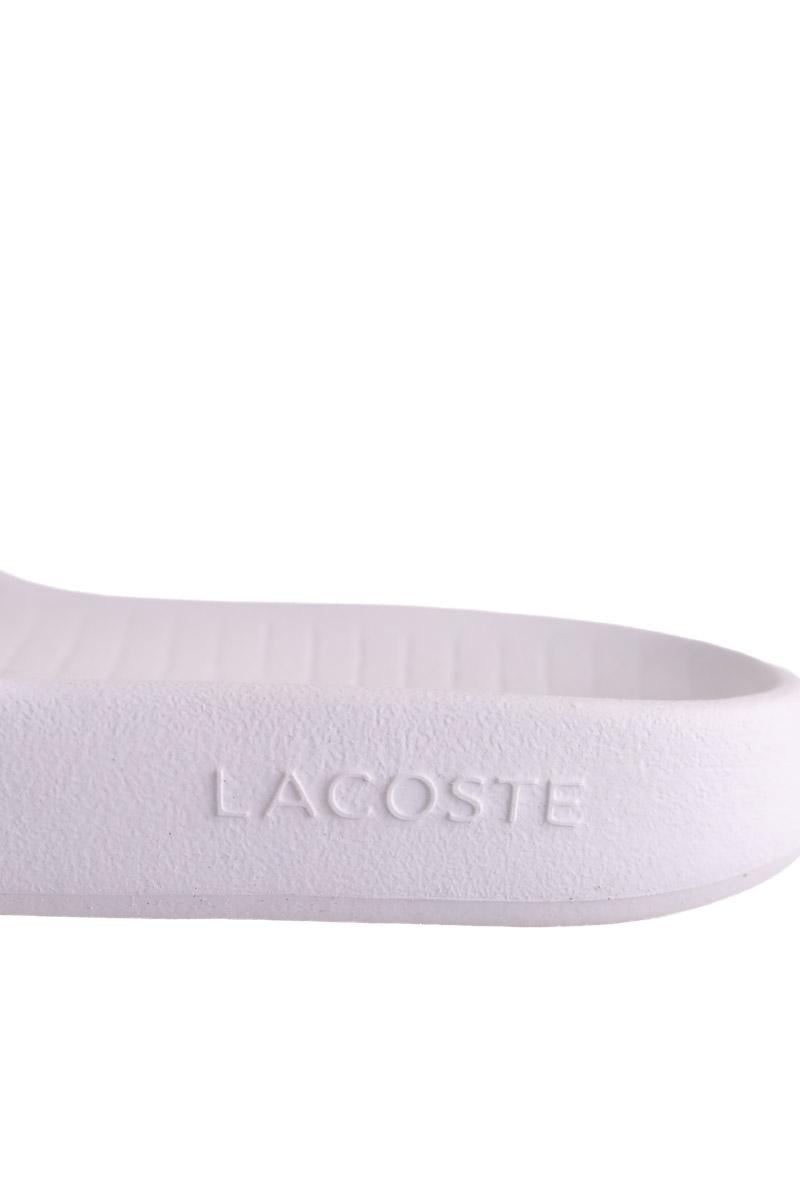 Faux leather sandals LACOSTE - SECONDE MAIN White