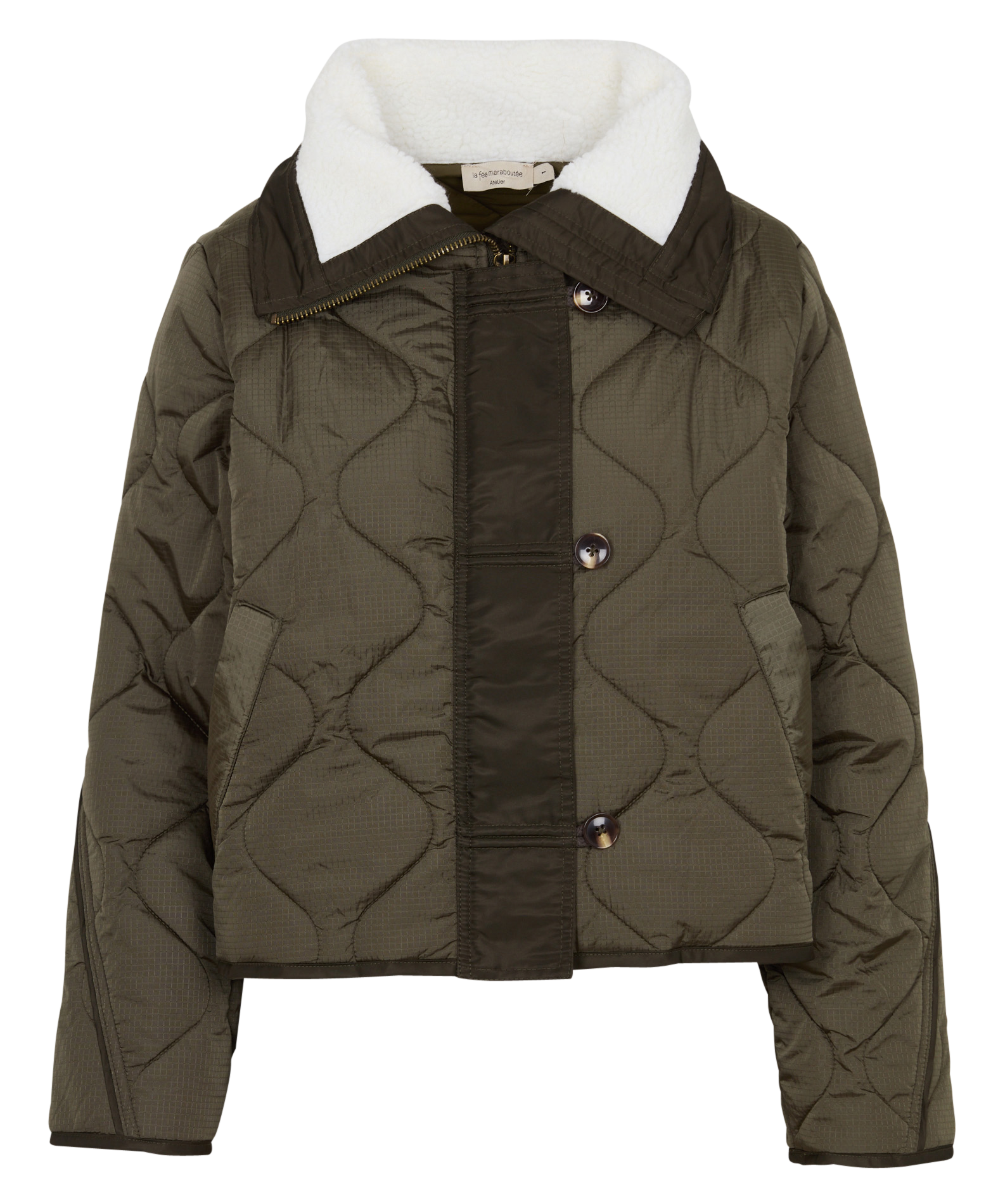 Oversize Kurzjacke LA FEE MARABOUTEE Grun