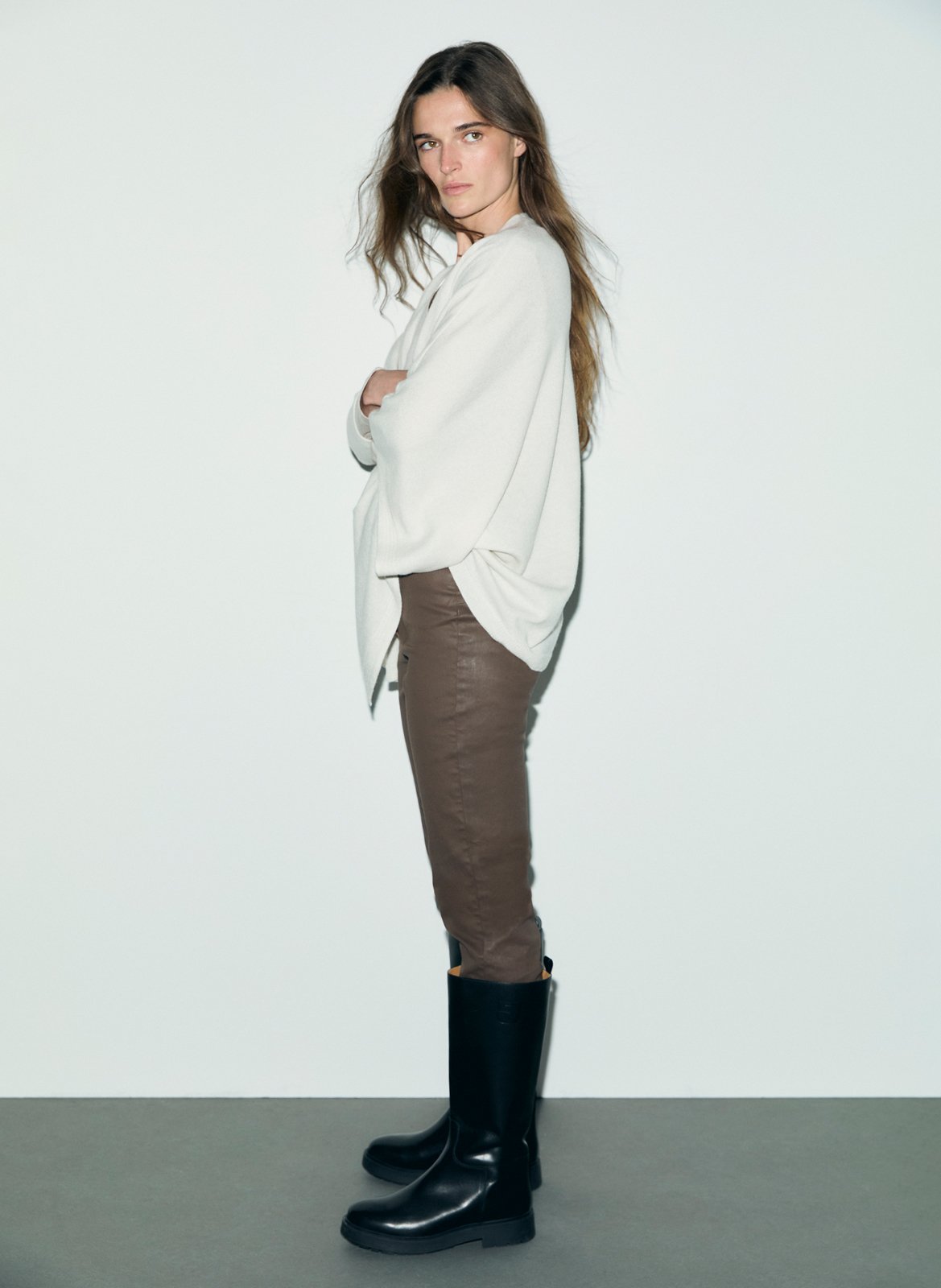 Beschichtete Slimfit-Jeans aus Baumwoll-Mix GERARD DAREL Braun
