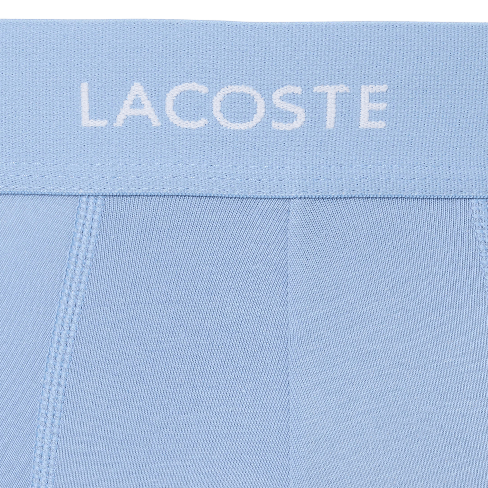 Set of 3 short boxer briefs in blended cotton LACOSTE Multicolored