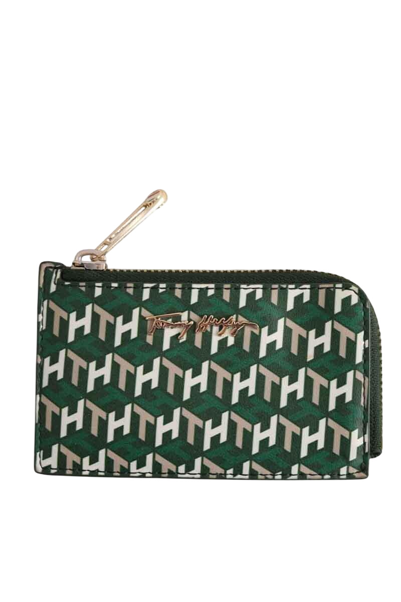 Card holder TOMMY HILFIGER - SECONDE MAIN Green