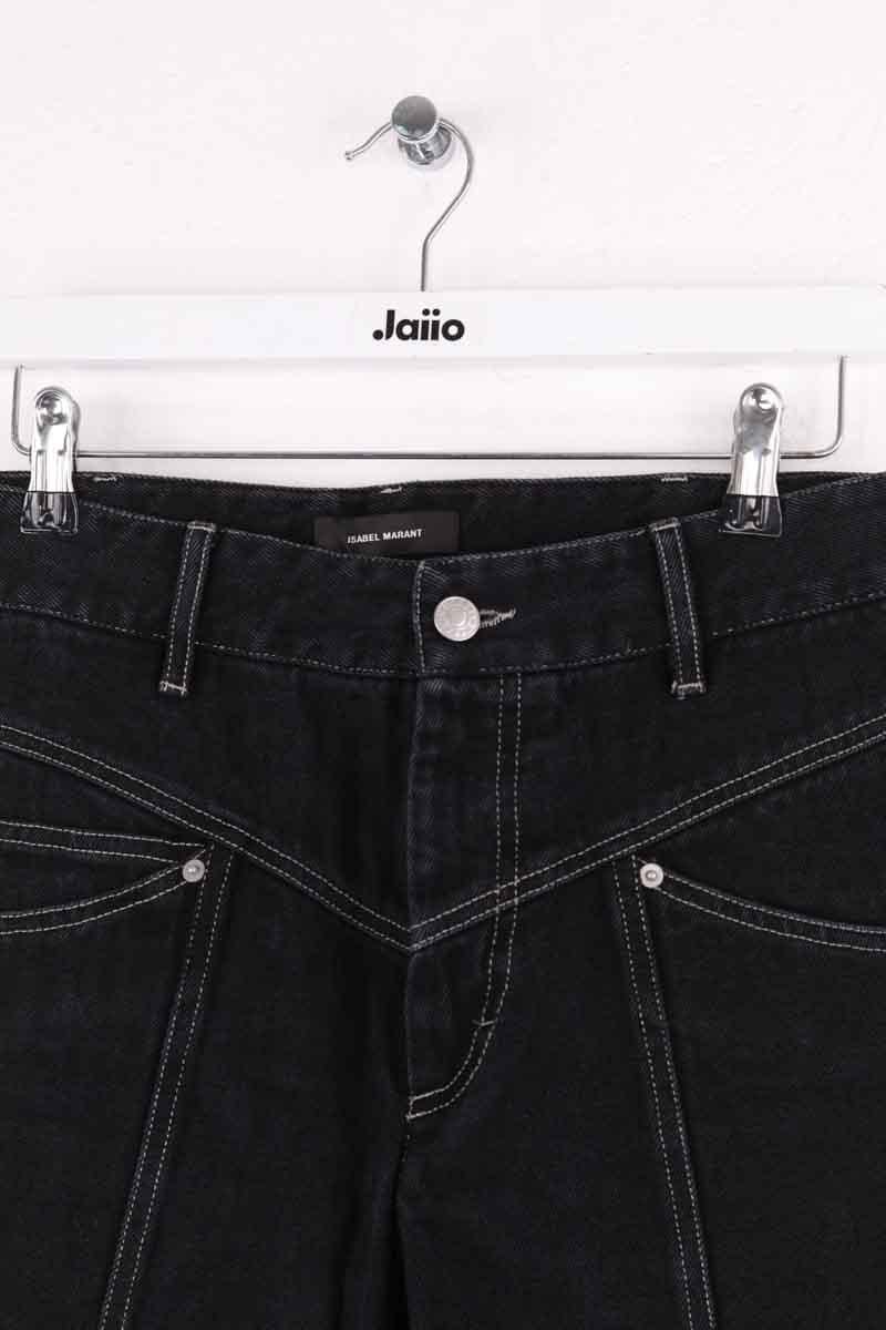 Straight jeans ISABEL MARANT - Seconde Main Black