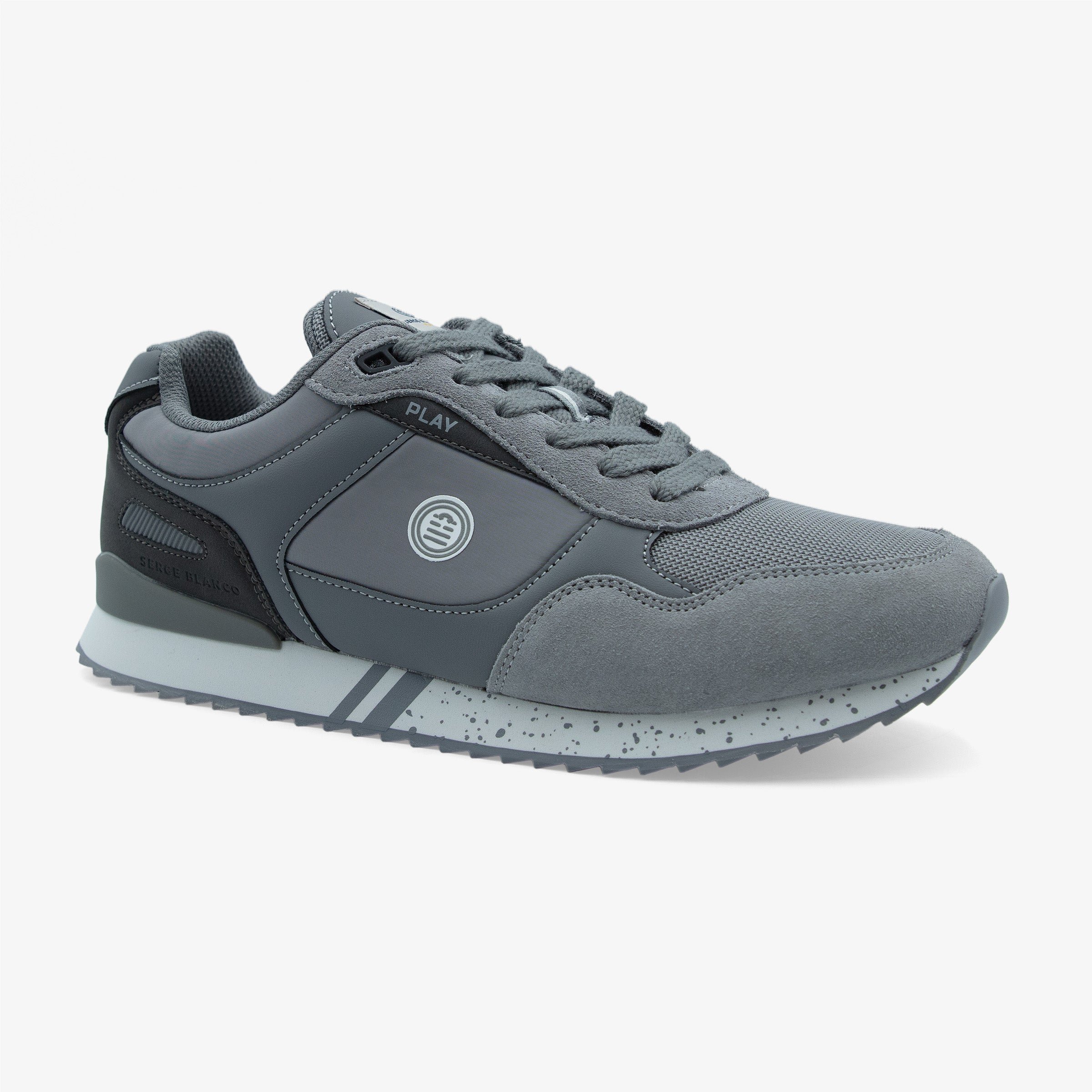 Red and grey SBPlay sneakers SERGE BLANCO Grey