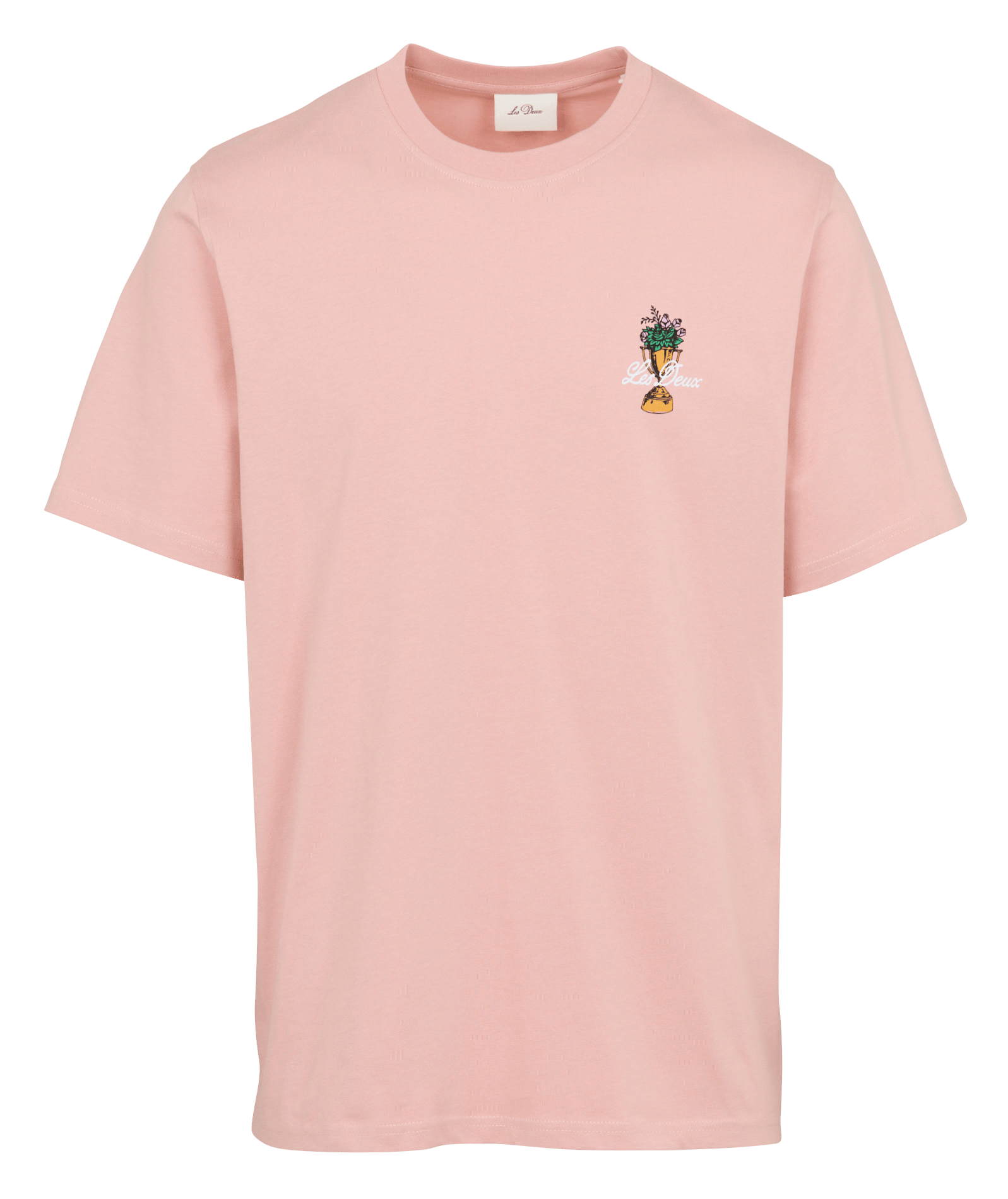 Tee-shirt droit en coton bio LES DEUX Rose