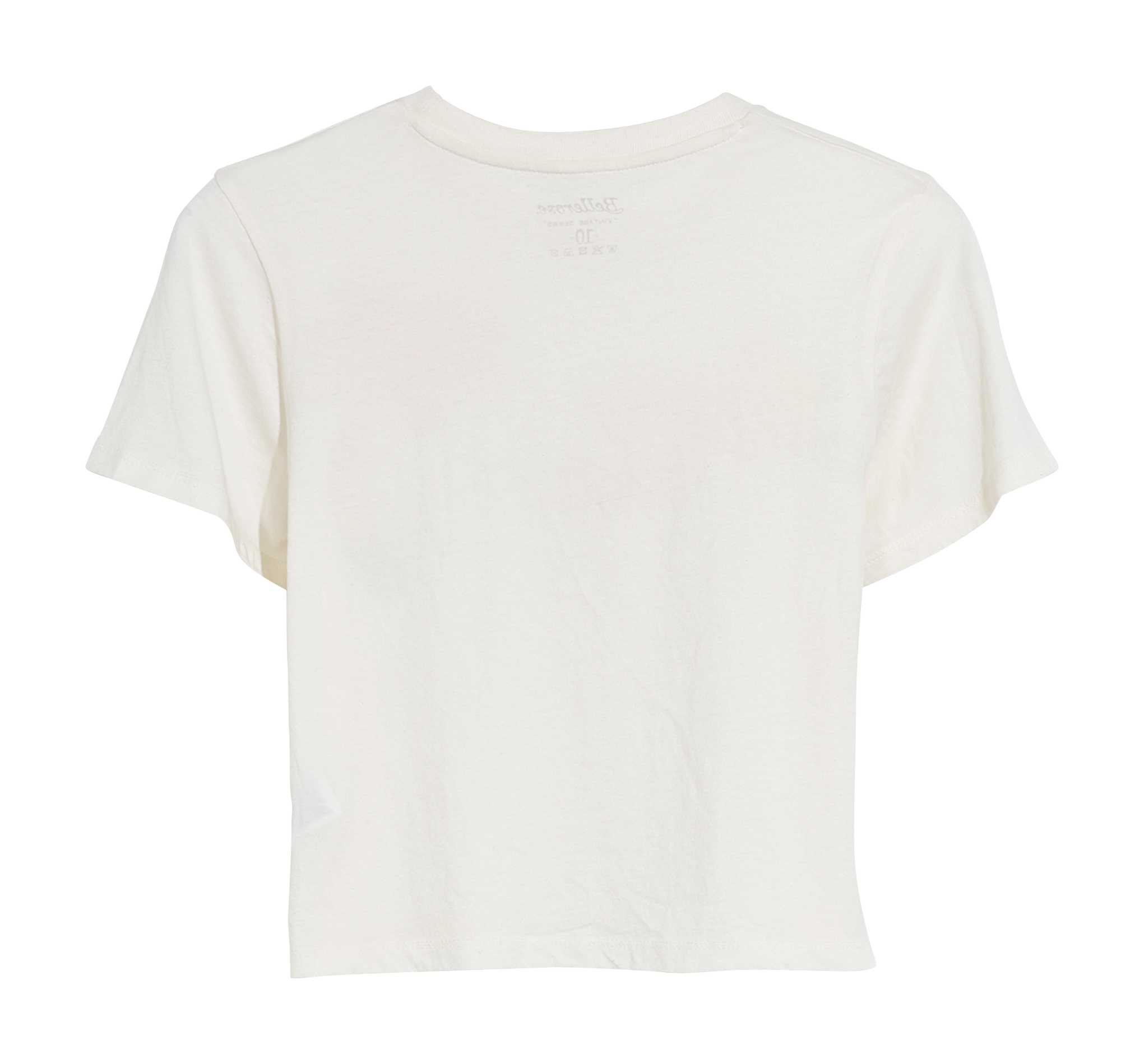 Round-neck cotton T-shirt BELLEROSE White