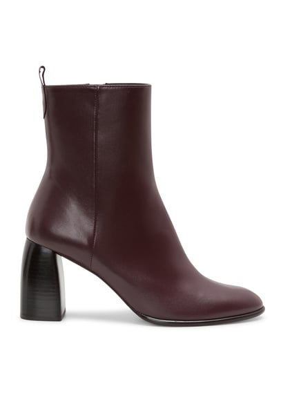 Bottines En Cuir Carrie Bordeaux Ba sh Femme 2H24CARR 108 BORDEAUX Place des Tendances
