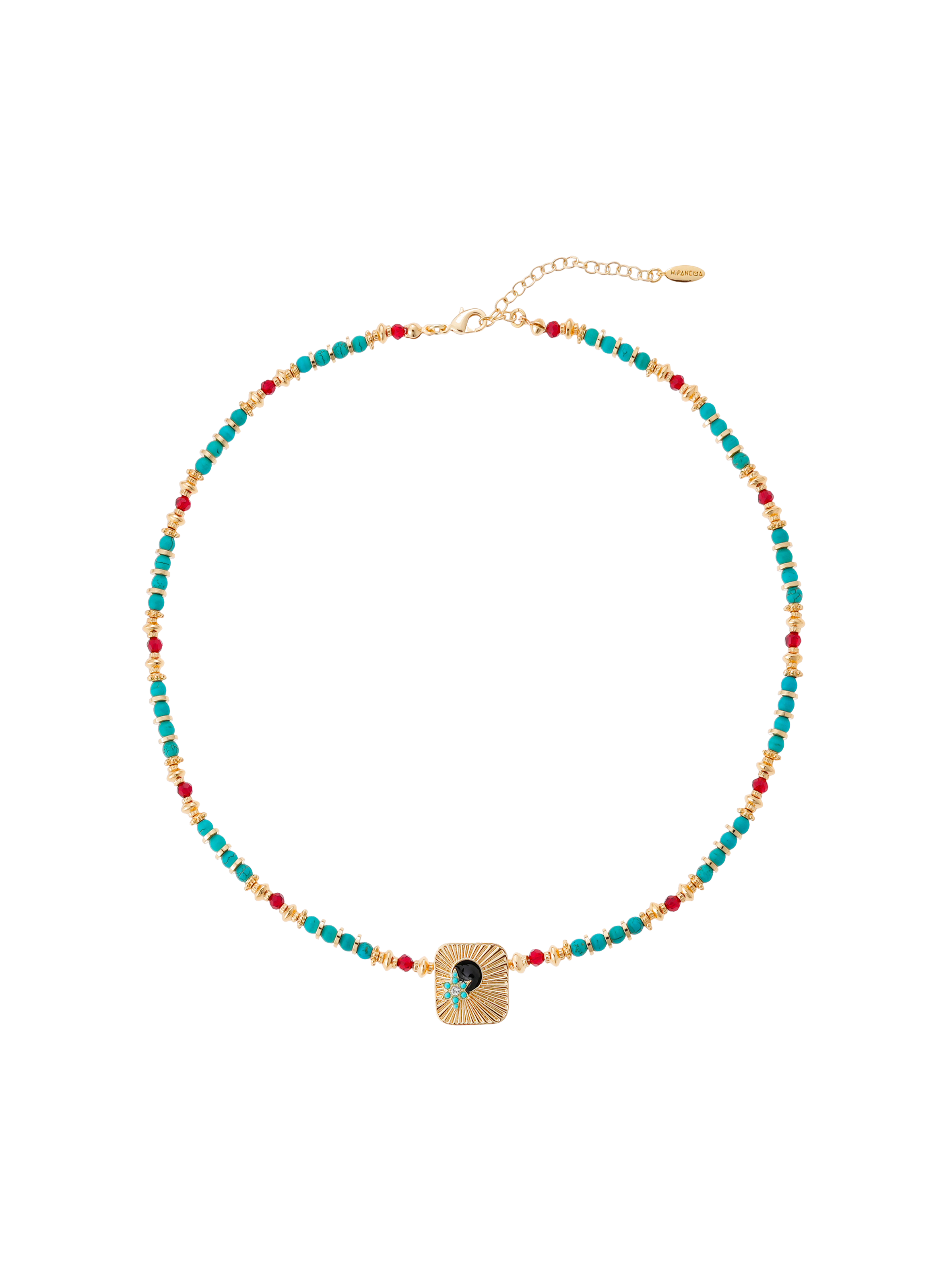 Bead necklace HIPANEMA Blue