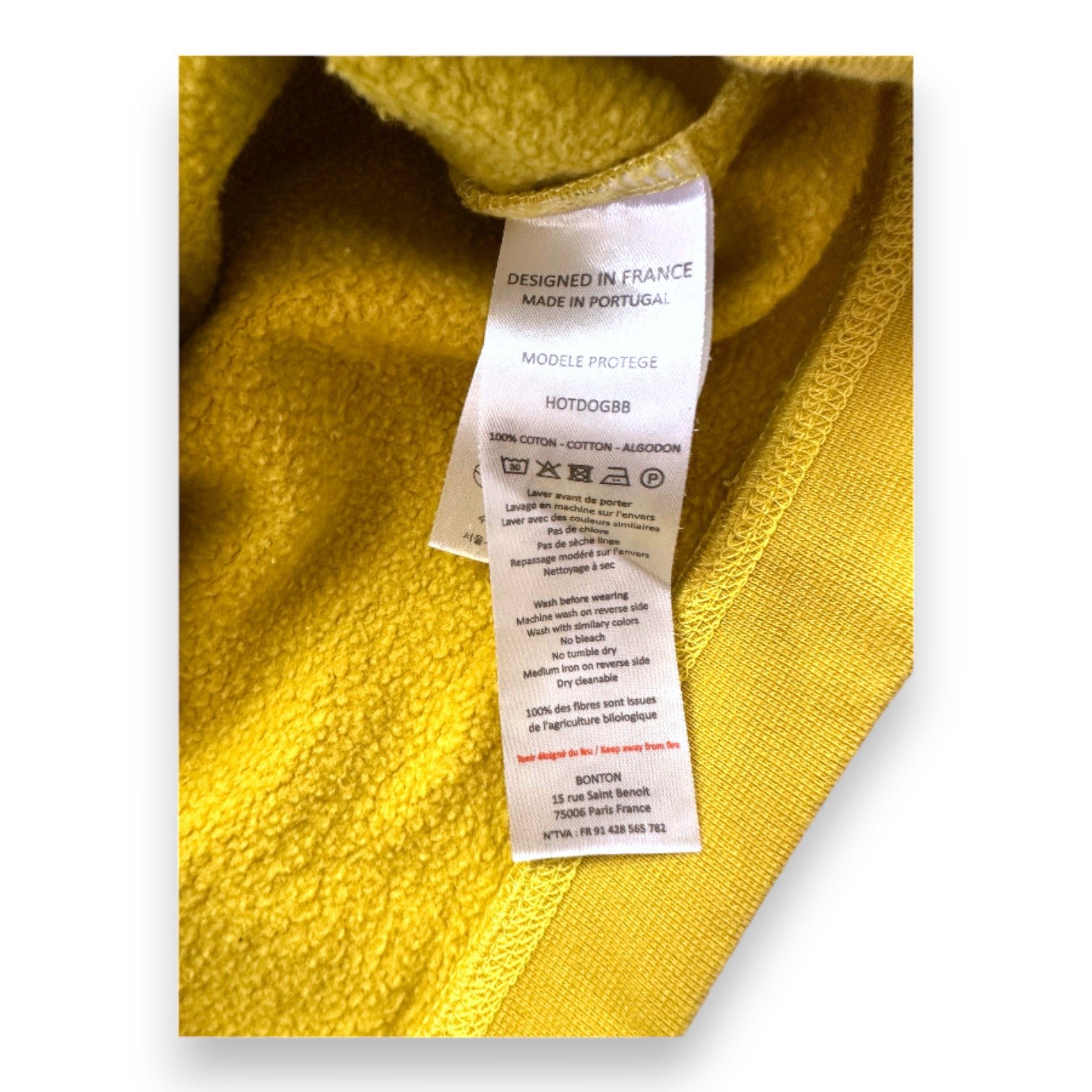 Yellow kids' sweatshirt - 3 years Yellow