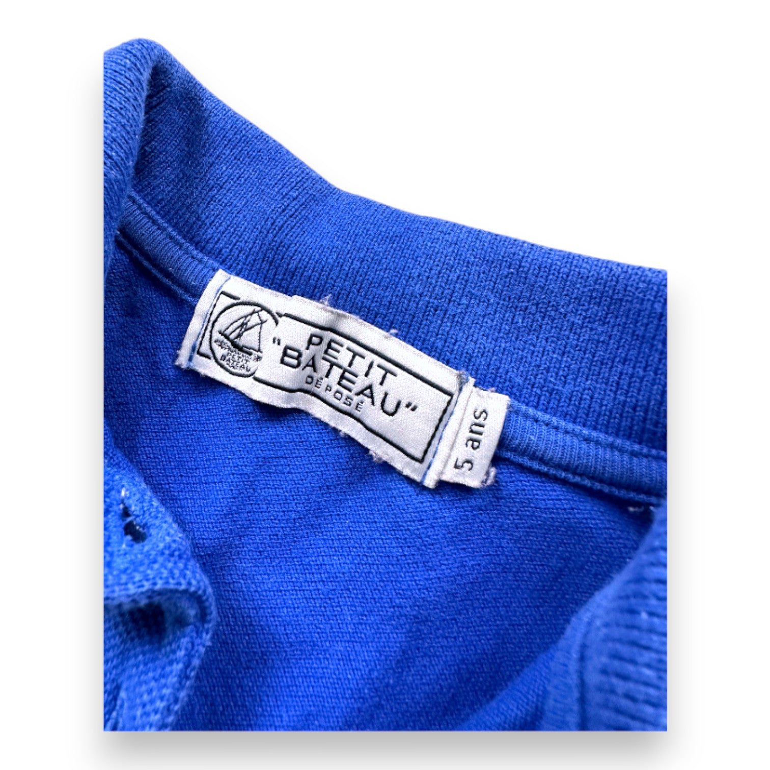 Blue Child's Dress - 5 years PETIT BATEAU - Seconde Main Blue