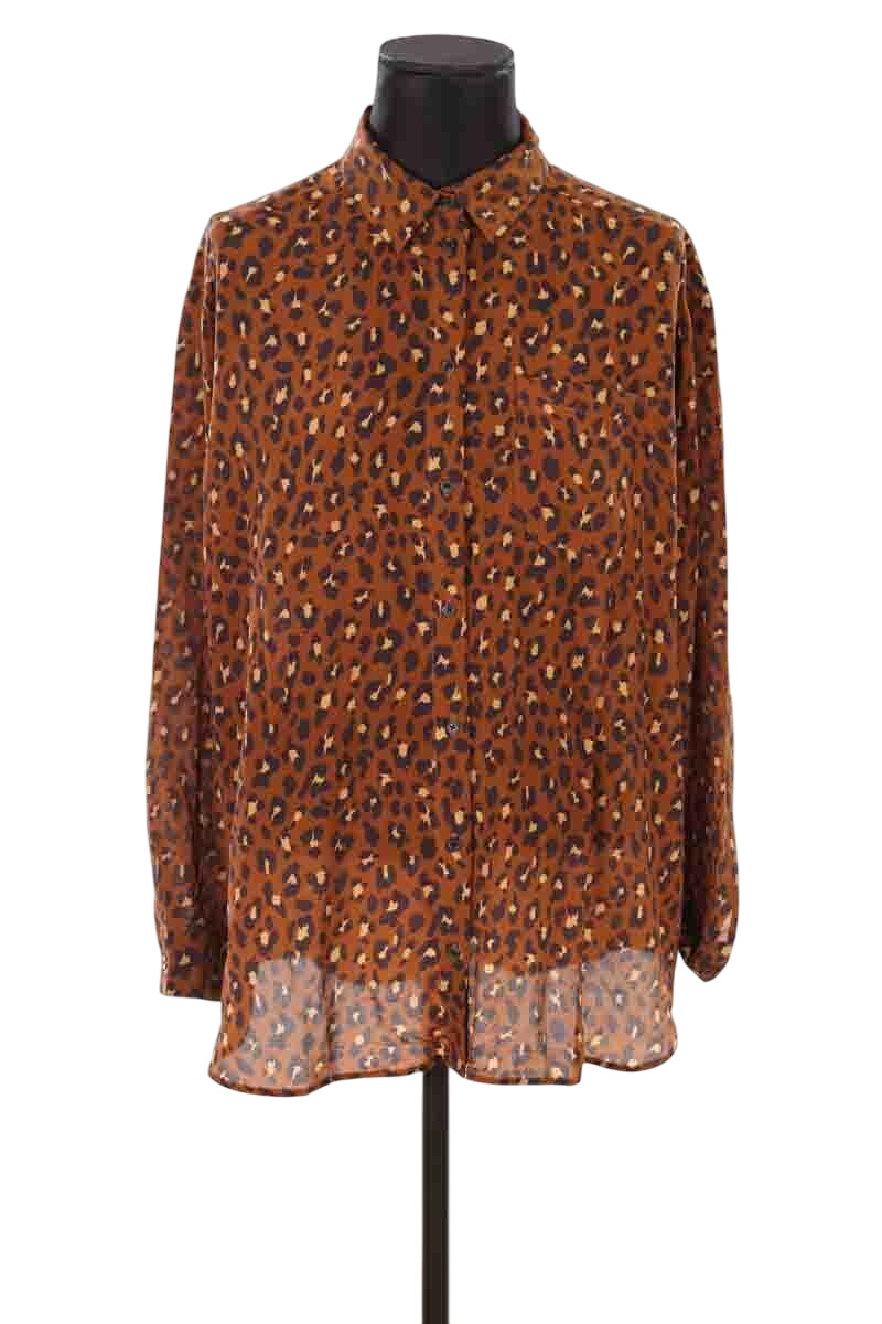 Daniel silk shirt SEZANE - Seconde main Brown