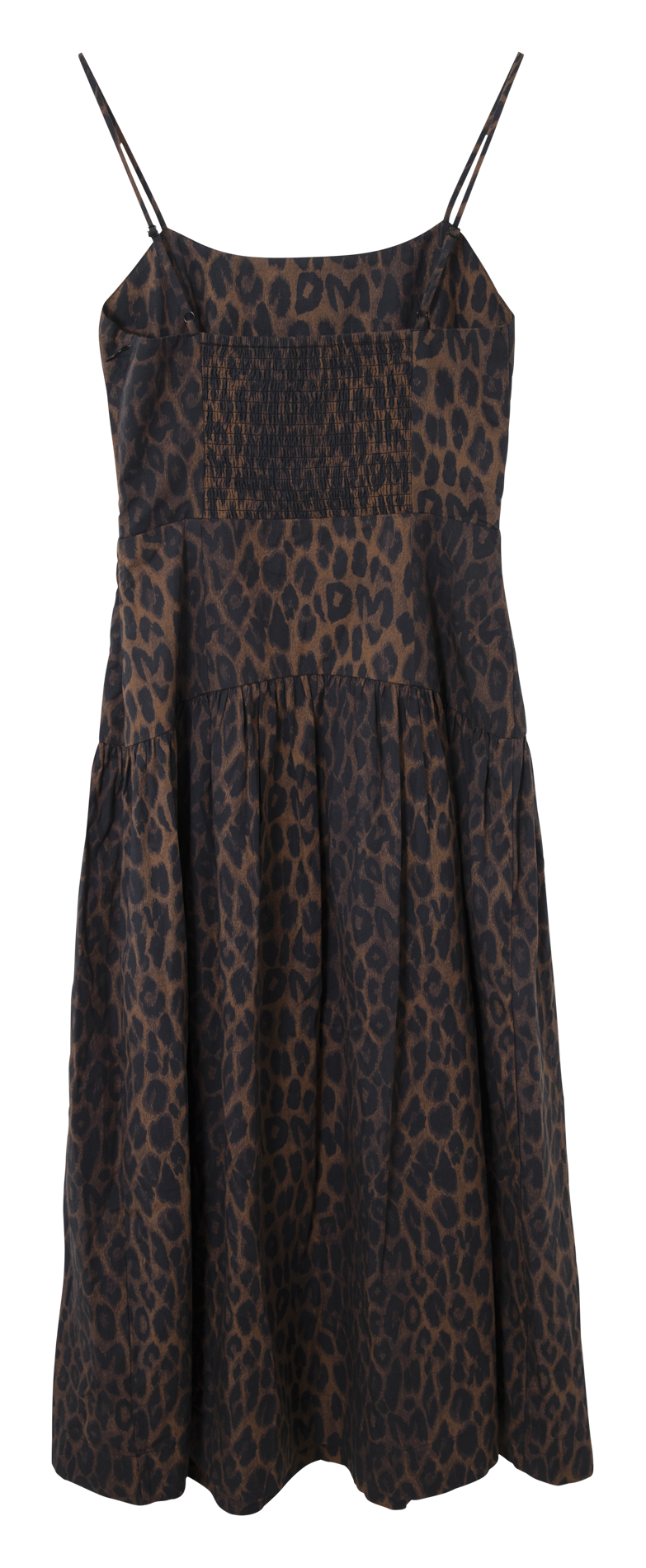 Leopard print midi dress with straps DAMSON MADDER Multicolored