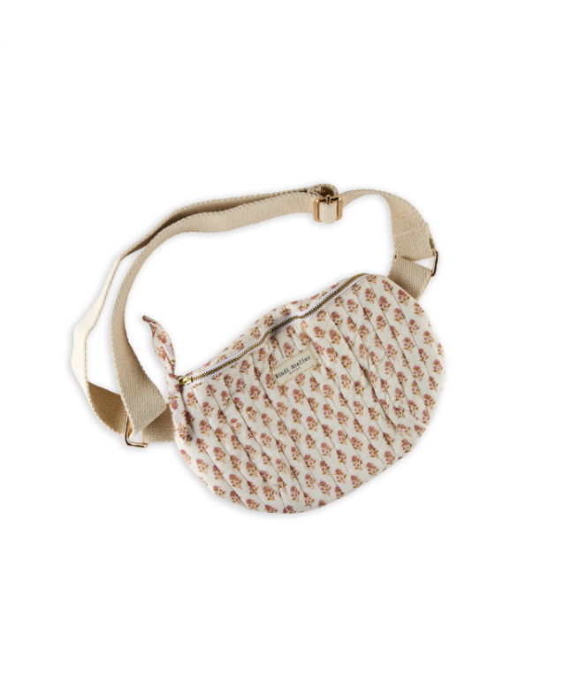 Printed canvas waist bag BINDI ATELIER