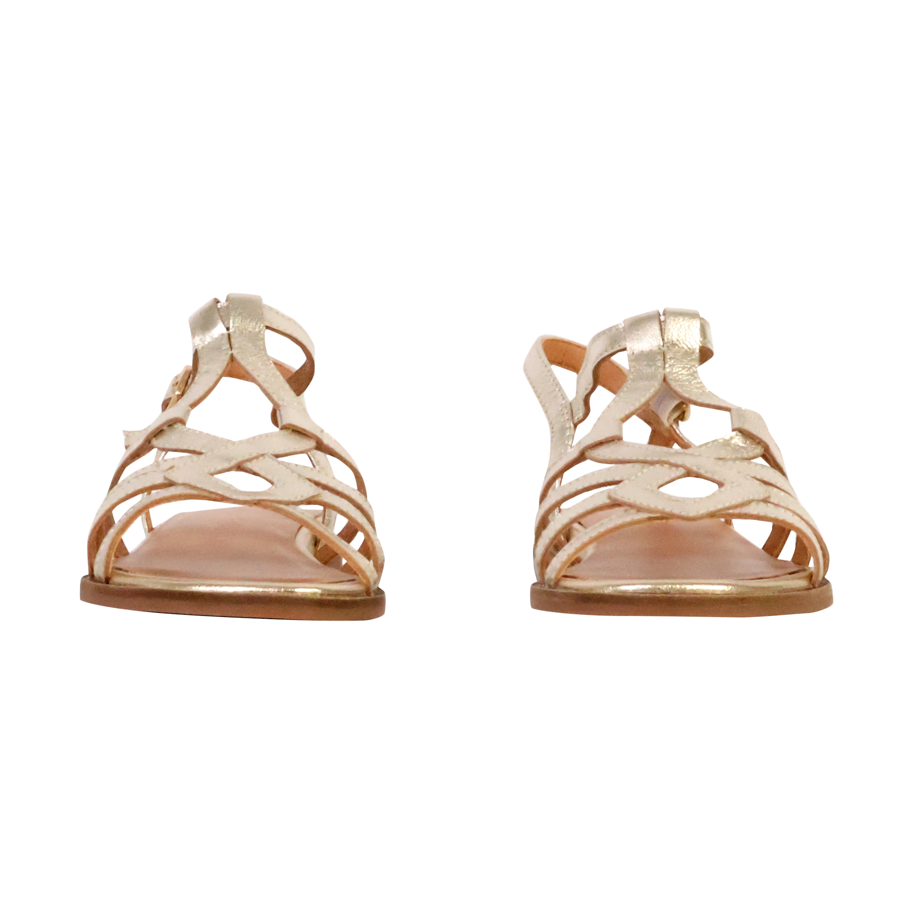 Sabine leather sandals EMILIE KARSTON Grey