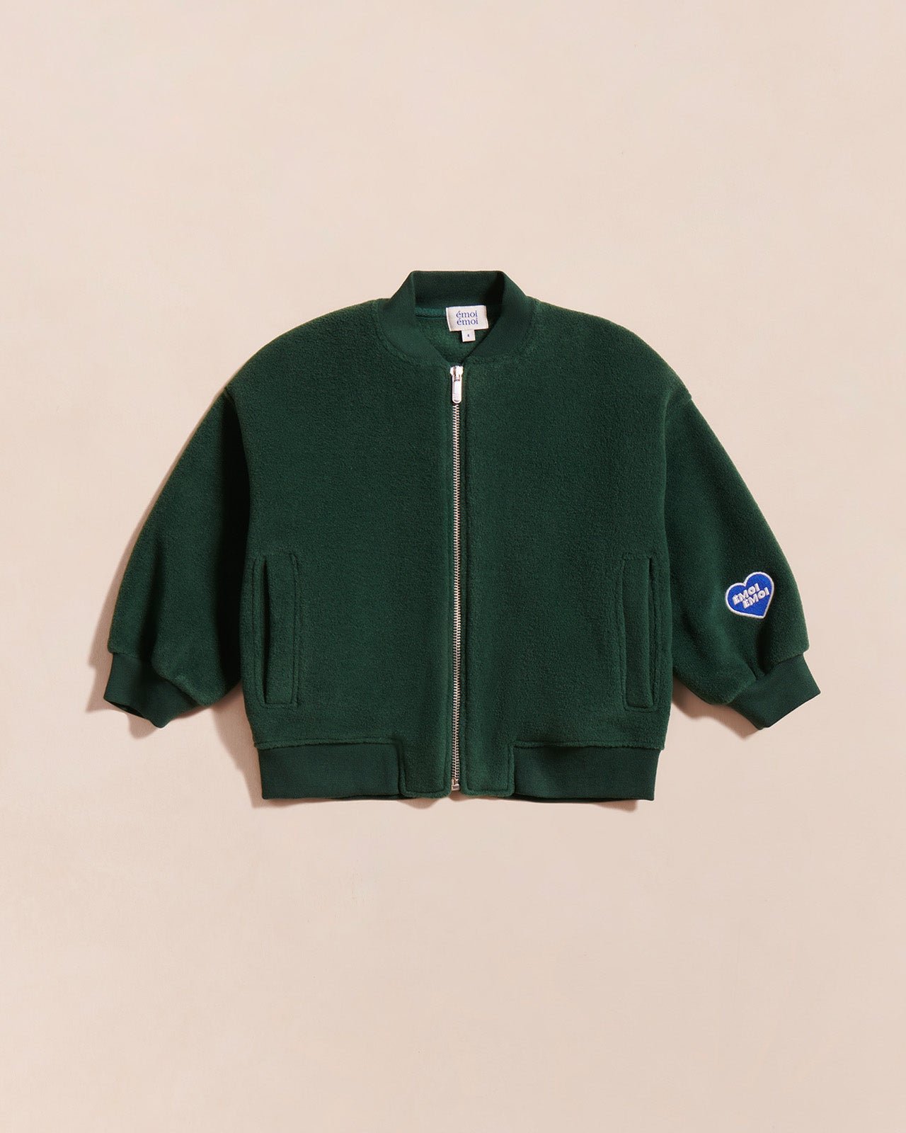 The Benito bomber jacket in recycled fleece. EMOI EMOI Green