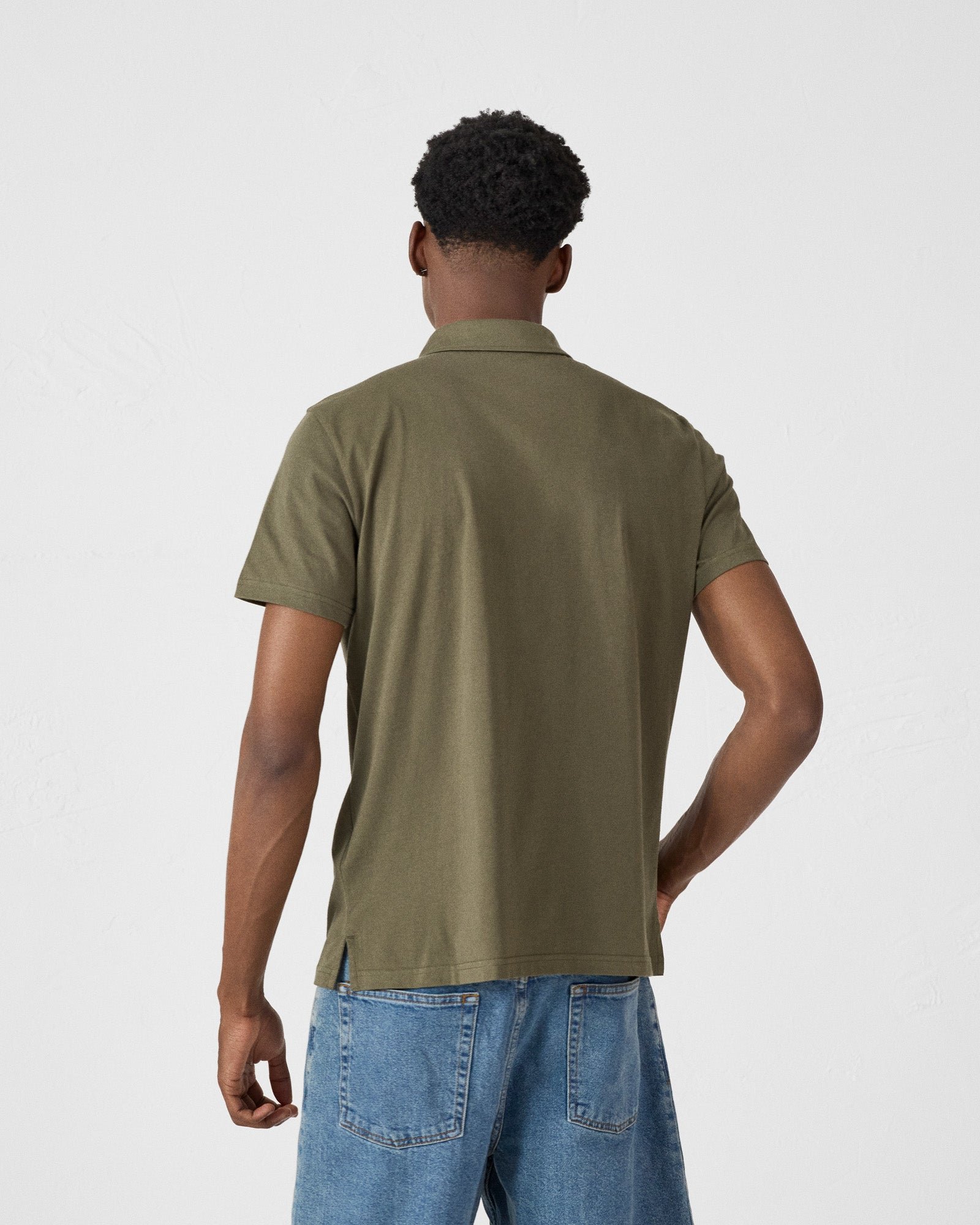 Organic cotton polo shirt JOTT Green
