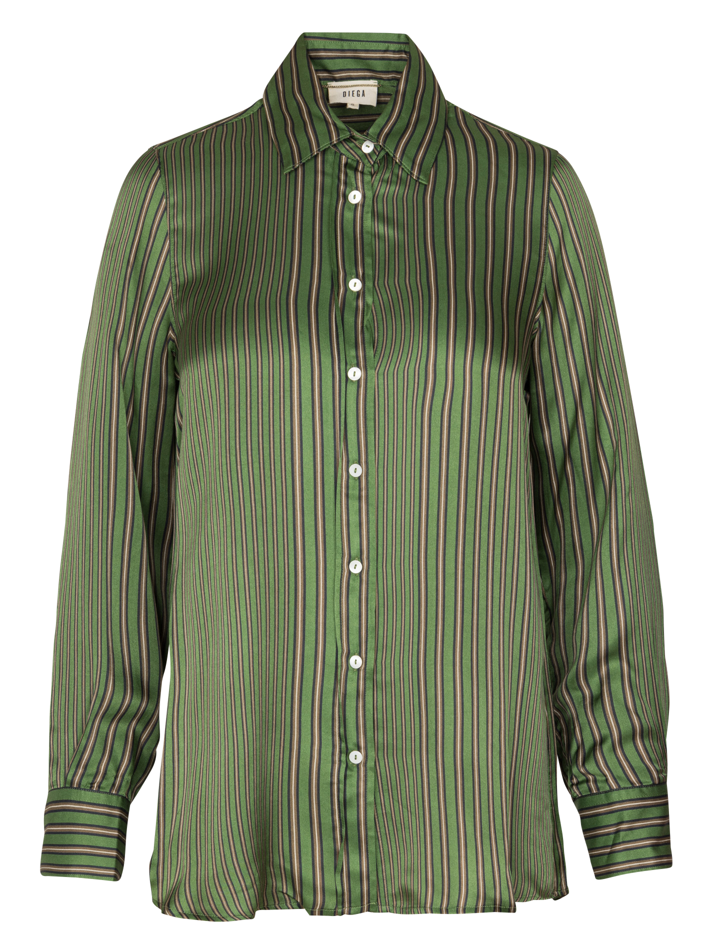 Appoline fluid striped shirt DIEGA Blue