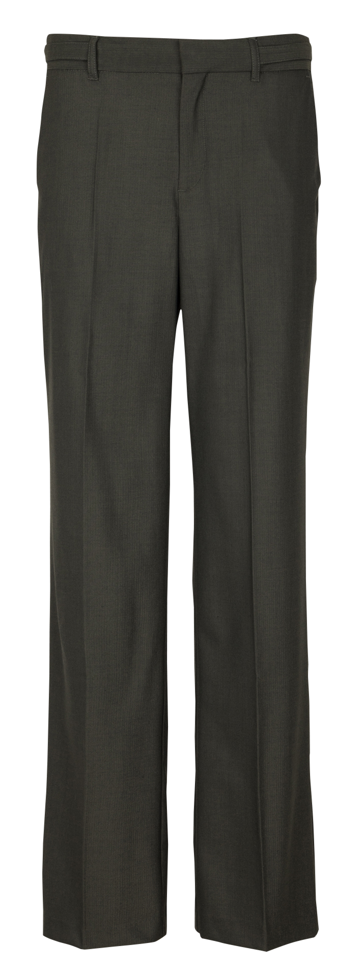 Straight tailored trousers with herringbone pattern IKKS Khaki