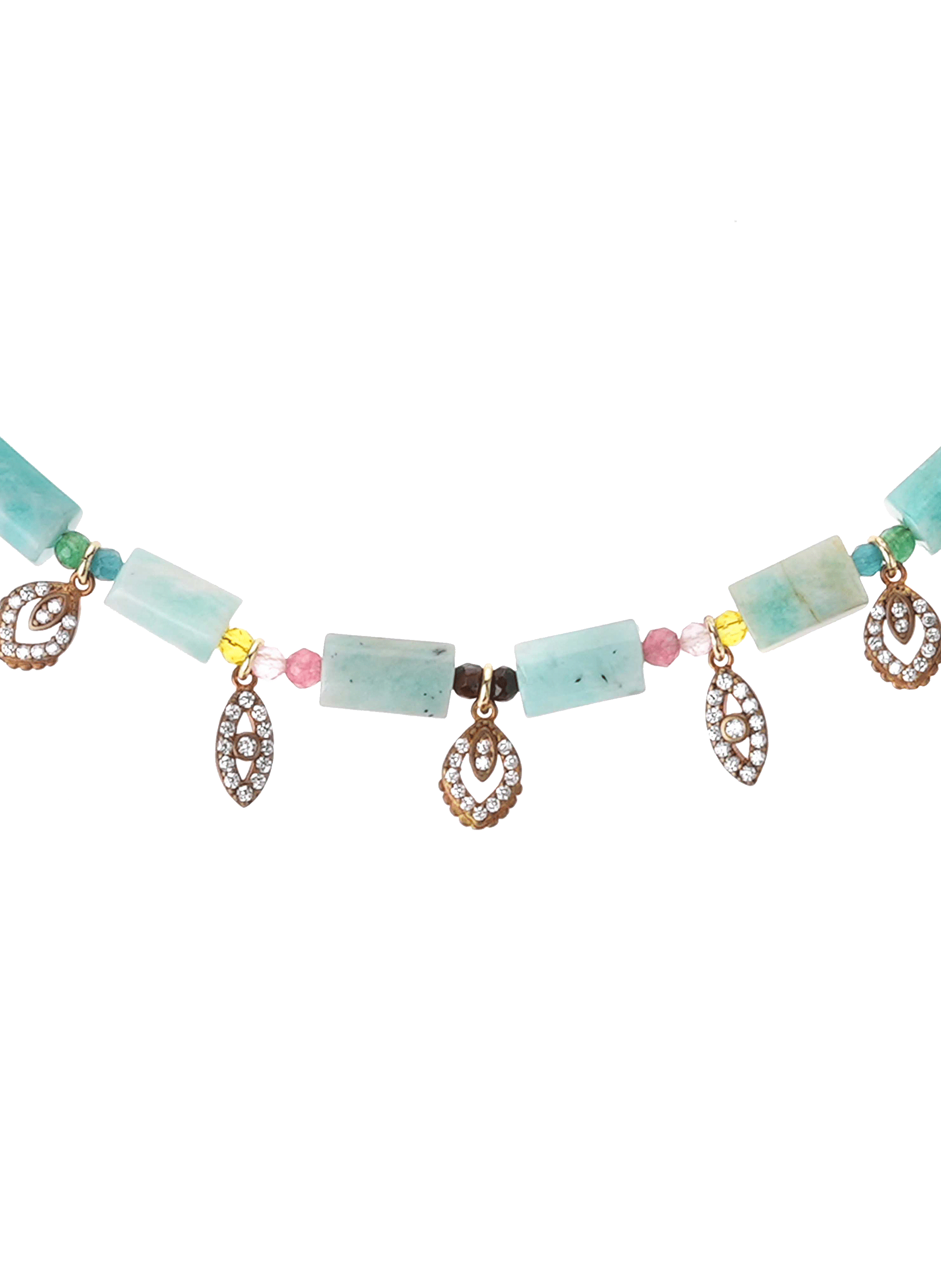 Pearl necklace with pendants HIPANEMA Blue