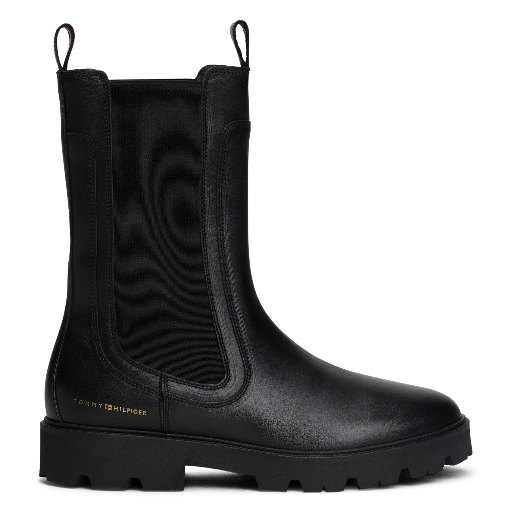 Bottines en cuir TOMMY HILFIGER Noir