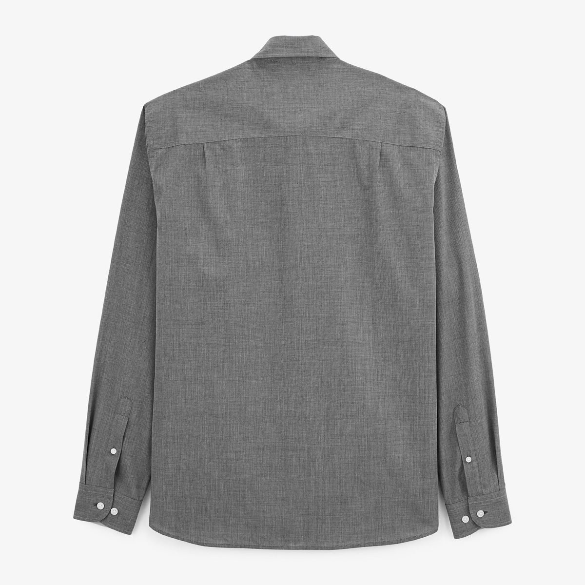 Long-sleeved cotton shirt SERGE BLANCO Grey