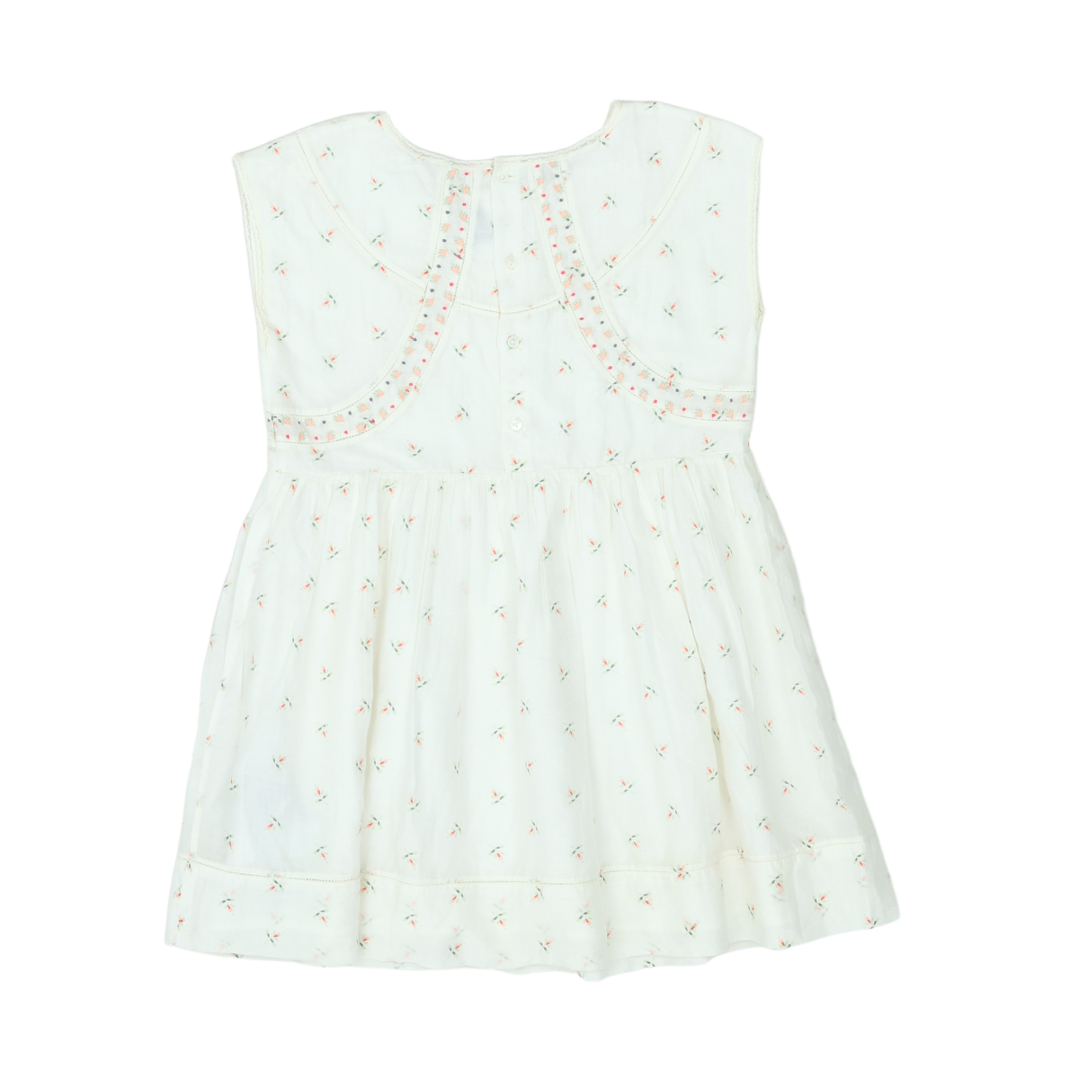 White child's dress - 8 years BONPOINT - Seconde Main White