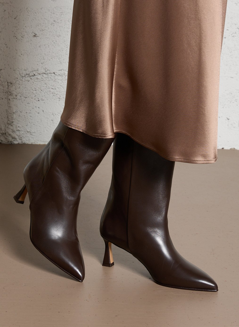 Bottes en cuir BOBBIES Marron